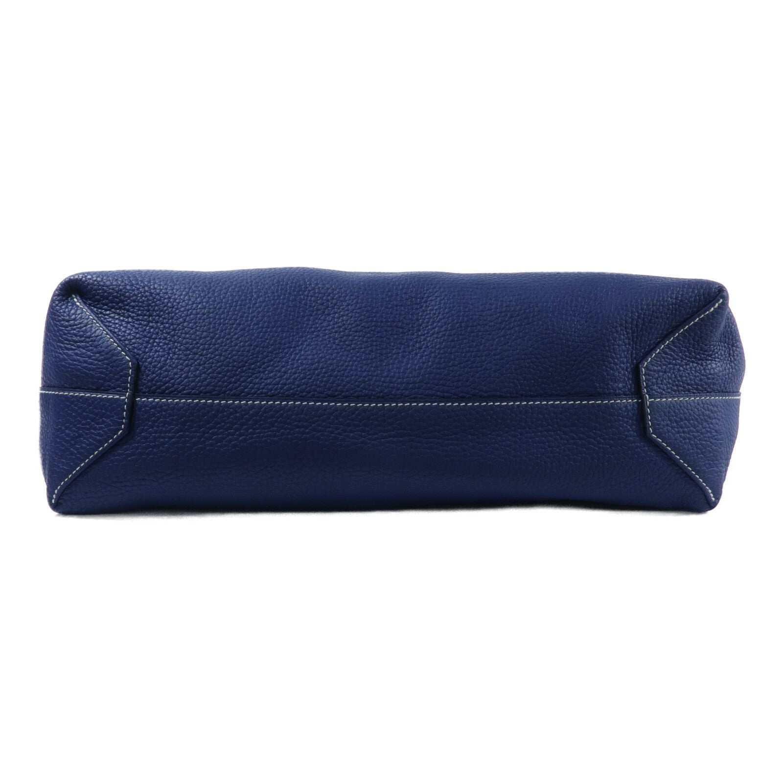HERMES Clemence皮革Double Sens肩背袋Bleu Nuit/Bleu Izmir
