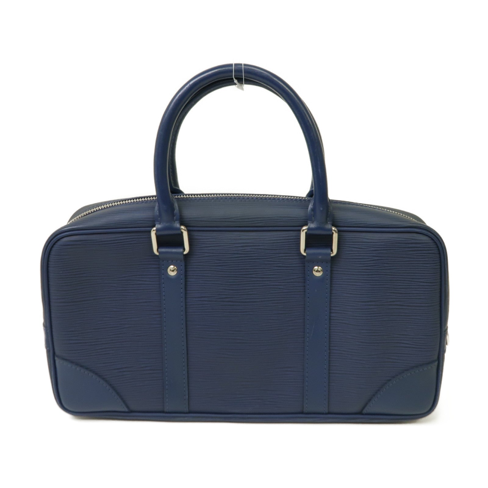 LOUIS VUITTON Epi Vivienne Long MM銀扣手挽袋藍色