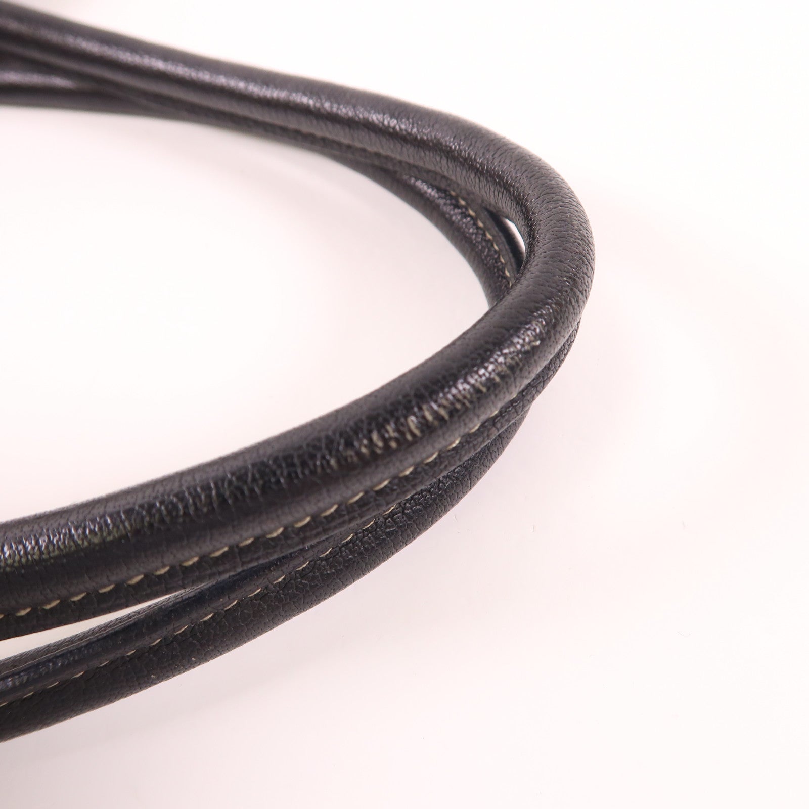 HERMES 帆布GardenParty PM銀扣肩背袋Black/White