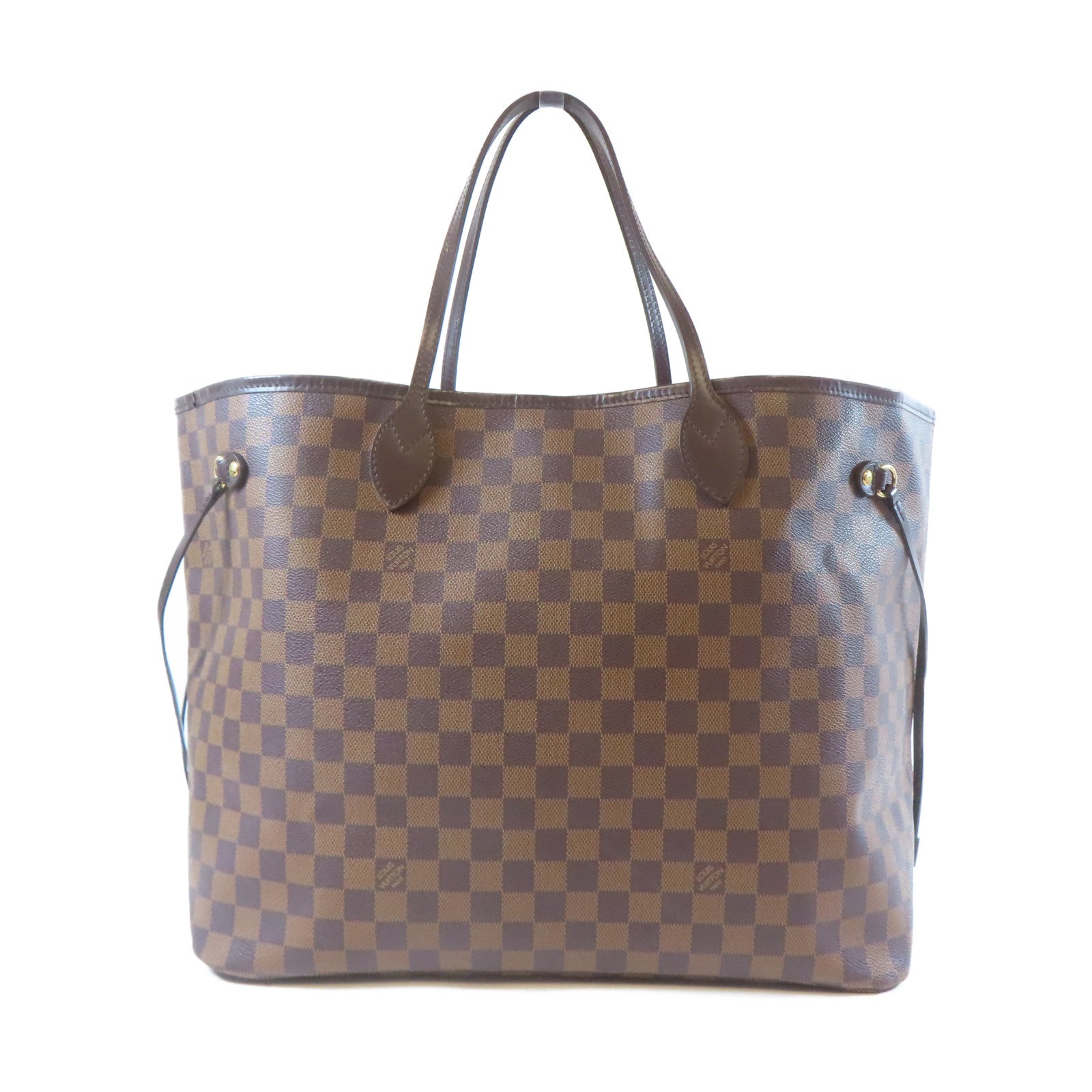 LOUIS VUITTON Damier Neverfull GM Tote Bag手挽袋Ebene