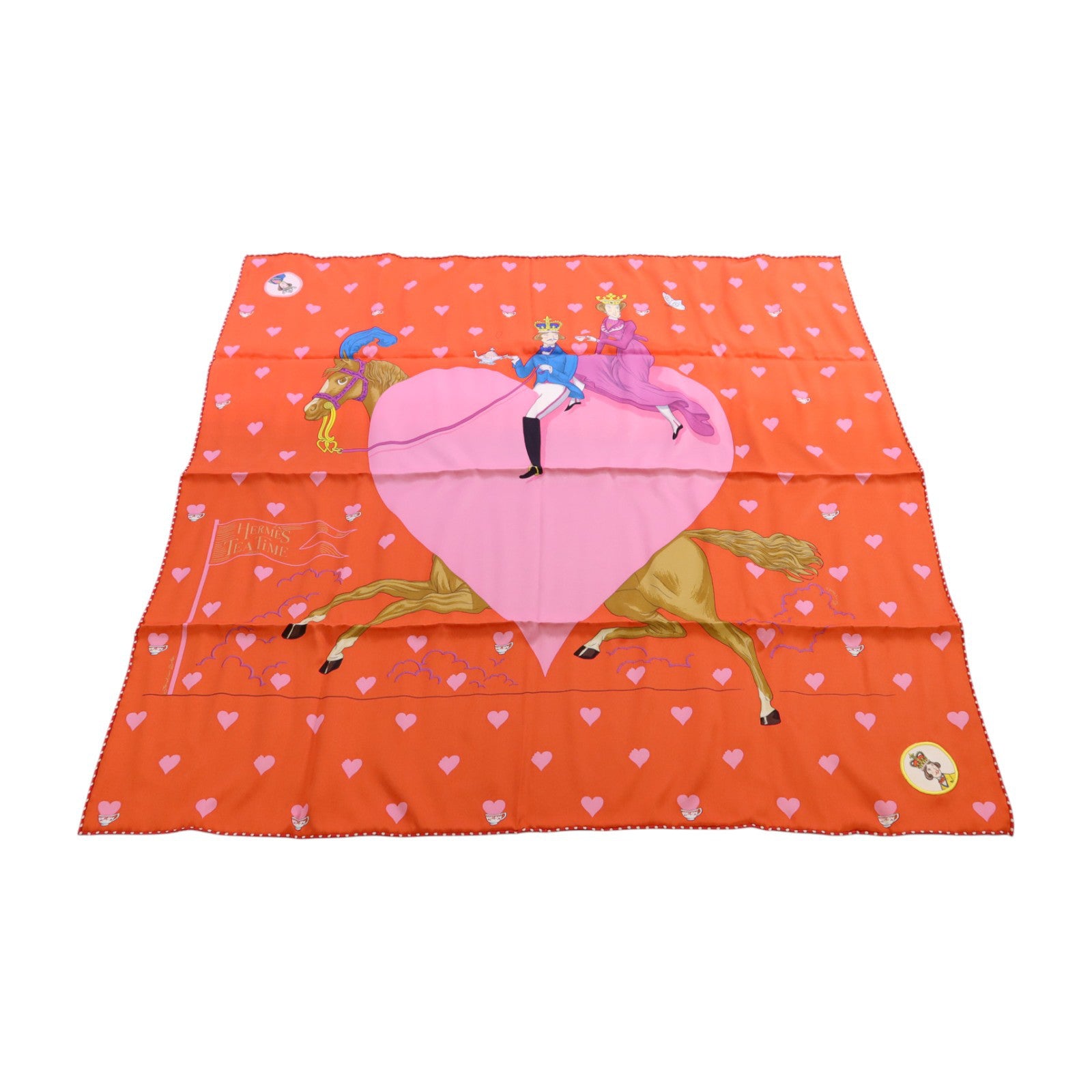 HERMES 絲質Scarf 65x65絲巾