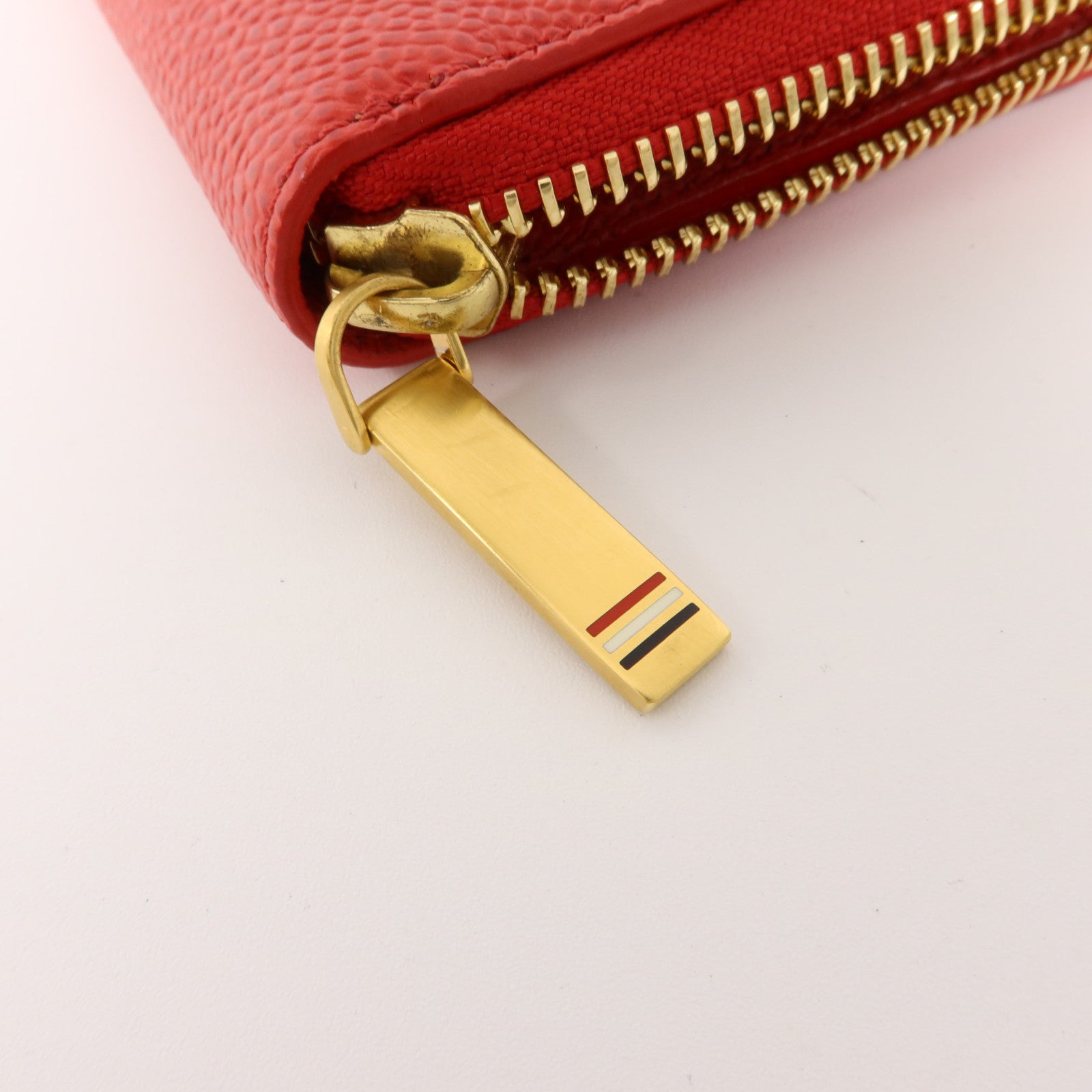 SELECTION 牛皮皮革Thom Browne Zipper Wallet錢包