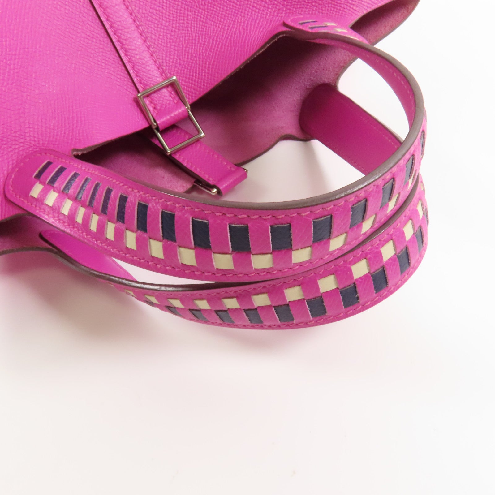 HERMES PHW Picotin 18 PM Handbag Epsom Leather Magnolia