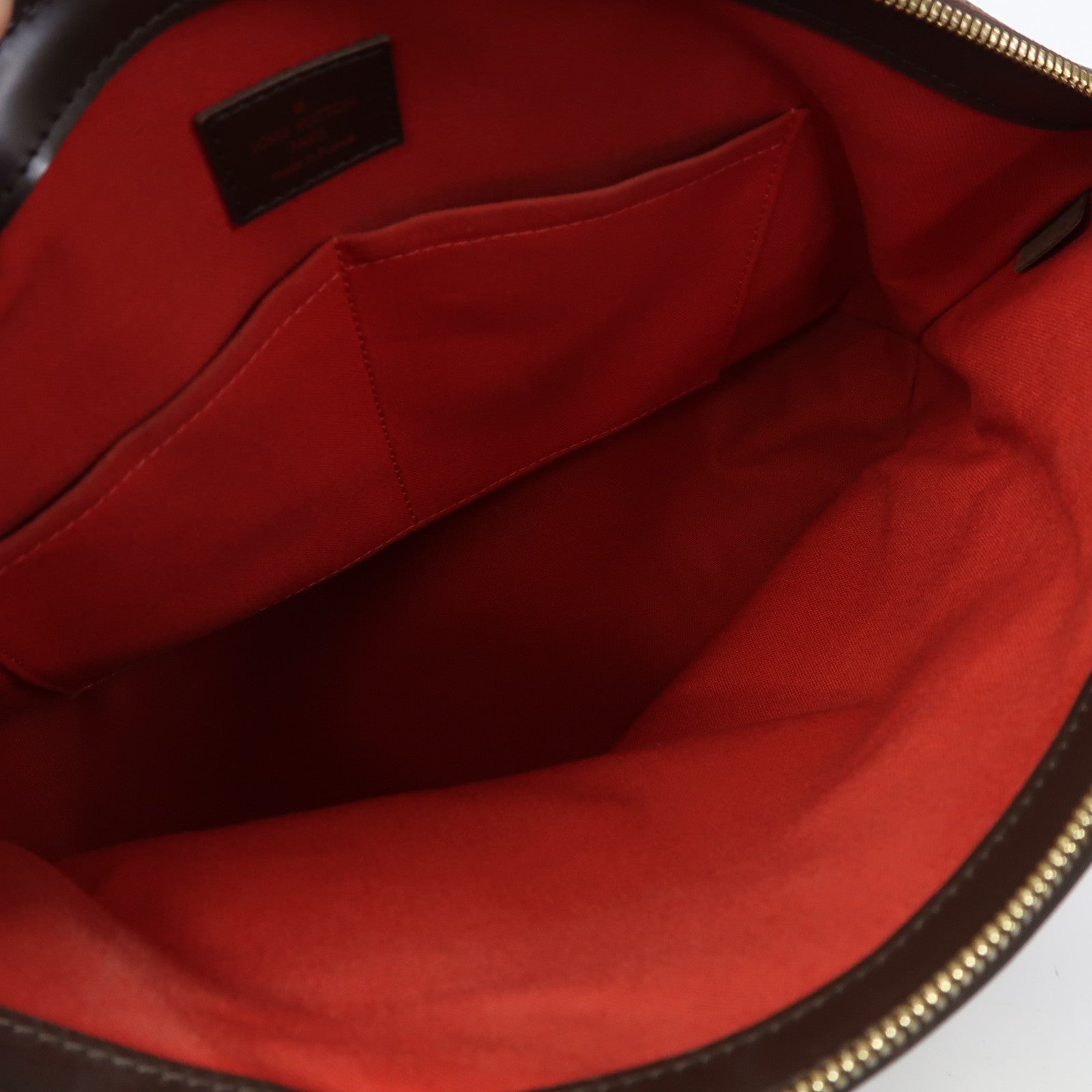 LOUIS VUITTON 【激減優惠】Damier Verona MM金扣肩背袋棕色