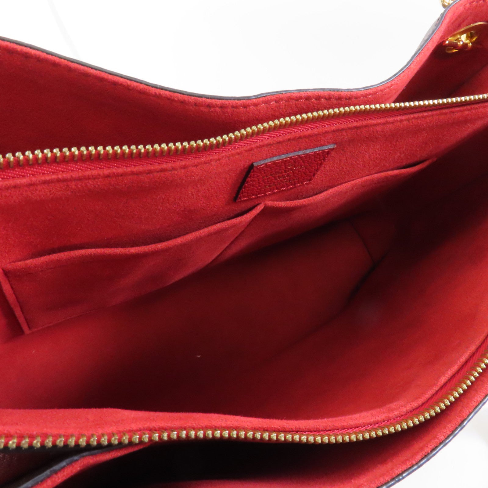 LOUIS VUITTON Monogram Surene MM金扣鏈帶肩背袋啡色