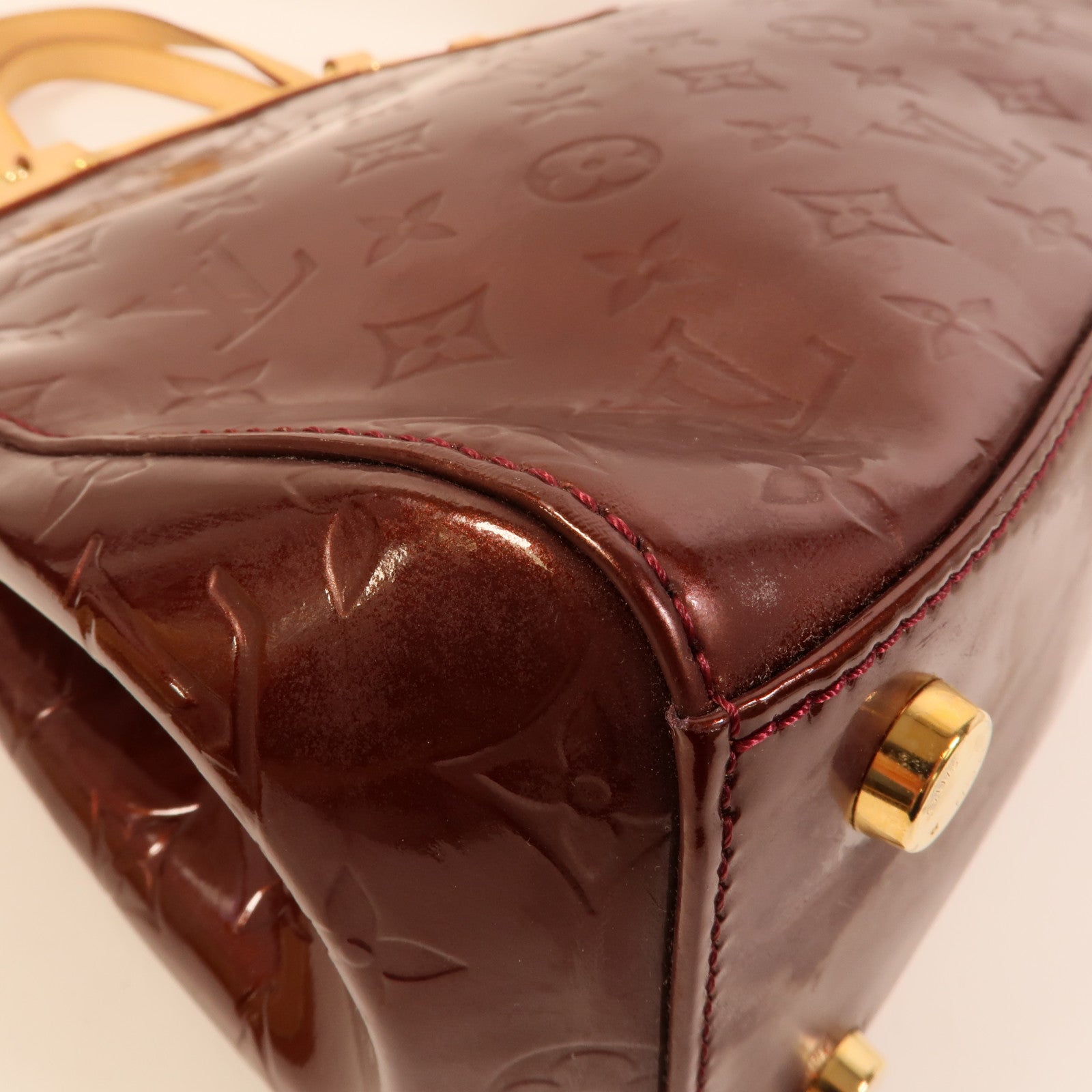 LOUIS VUITTON Vernis Brea GM金扣手挽肩背兩用袋