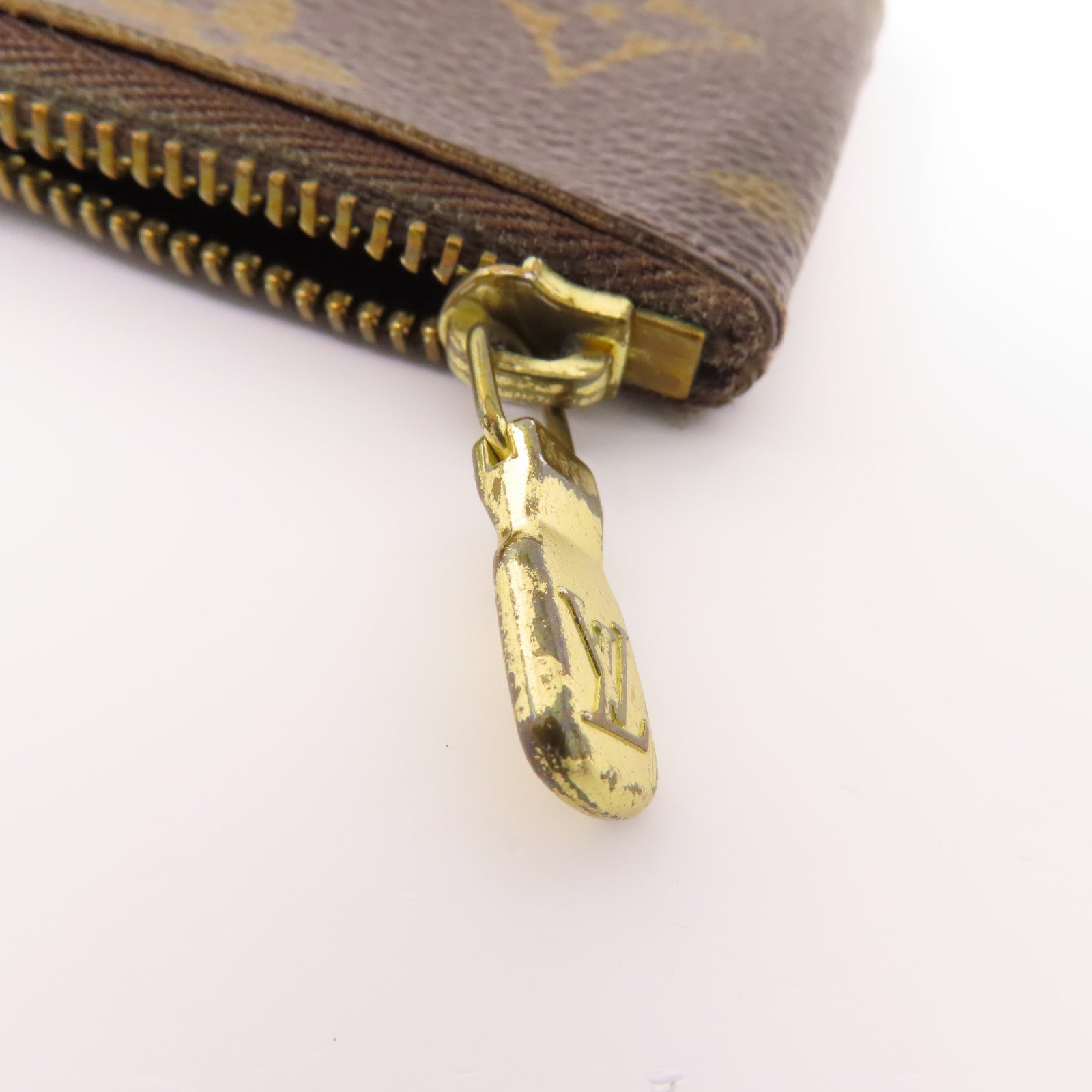 LOUIS VUITTON Monogram Key Pouch金扣鎖匙包