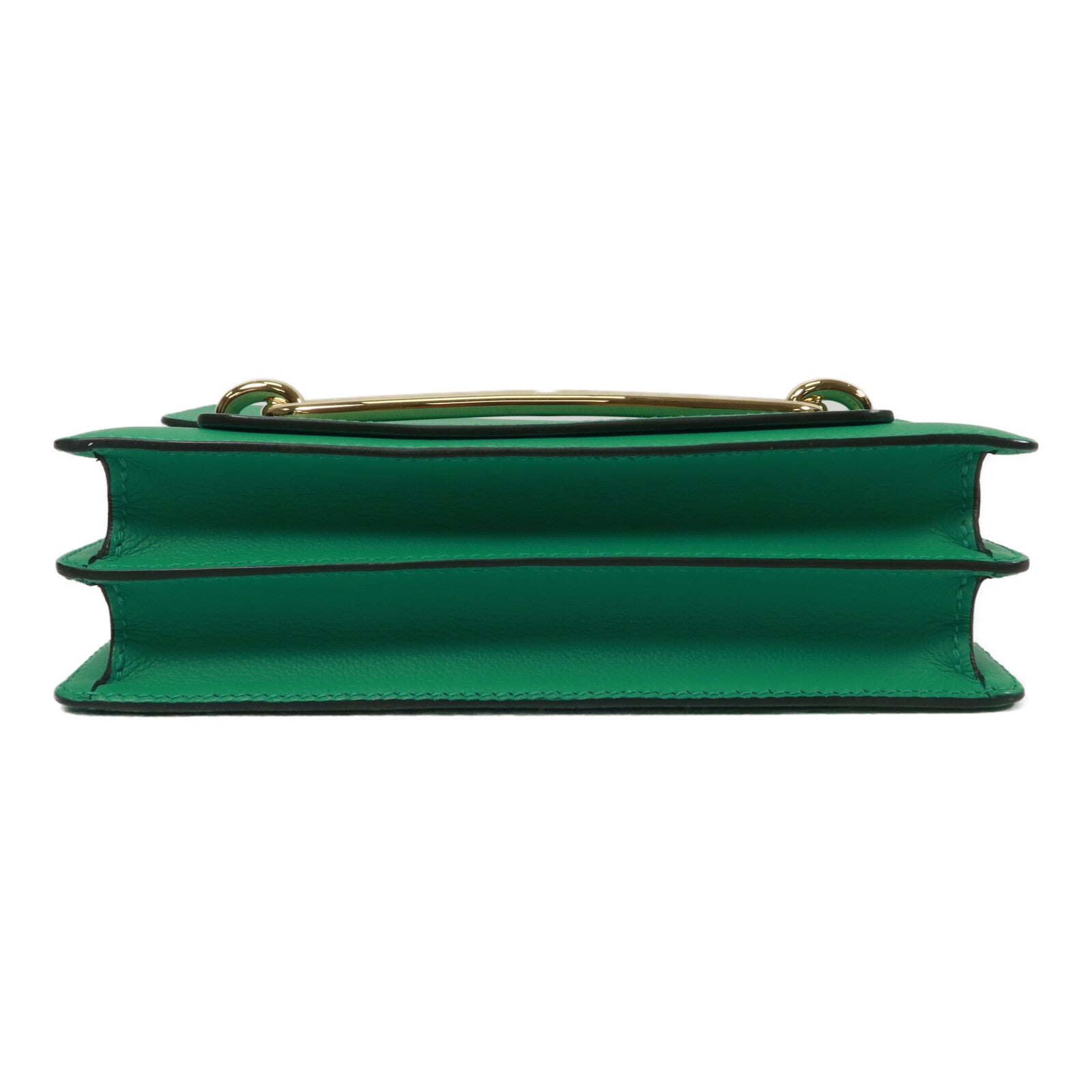 HERMES Evercolor皮革Roulis 23肩背袋Menthe