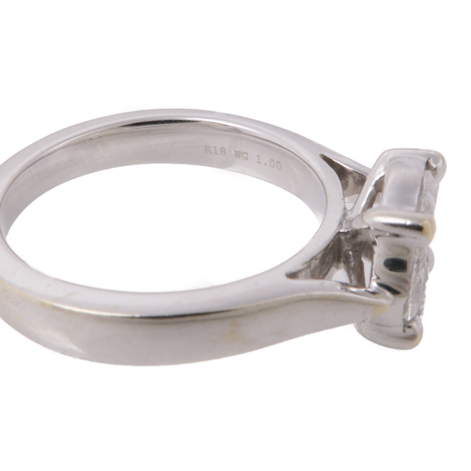 JEWELRY 【激減優惠】18K白金Diamond Ring 鑽石戒指US#5.75