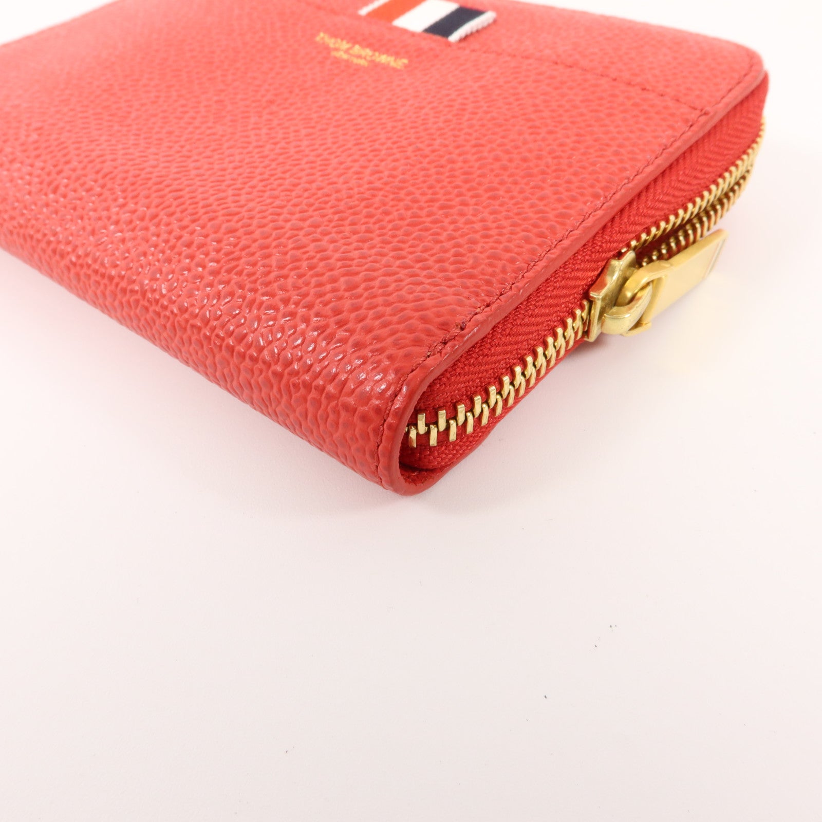 SELECTION 牛皮皮革Thom Browne Zipper Wallet錢包