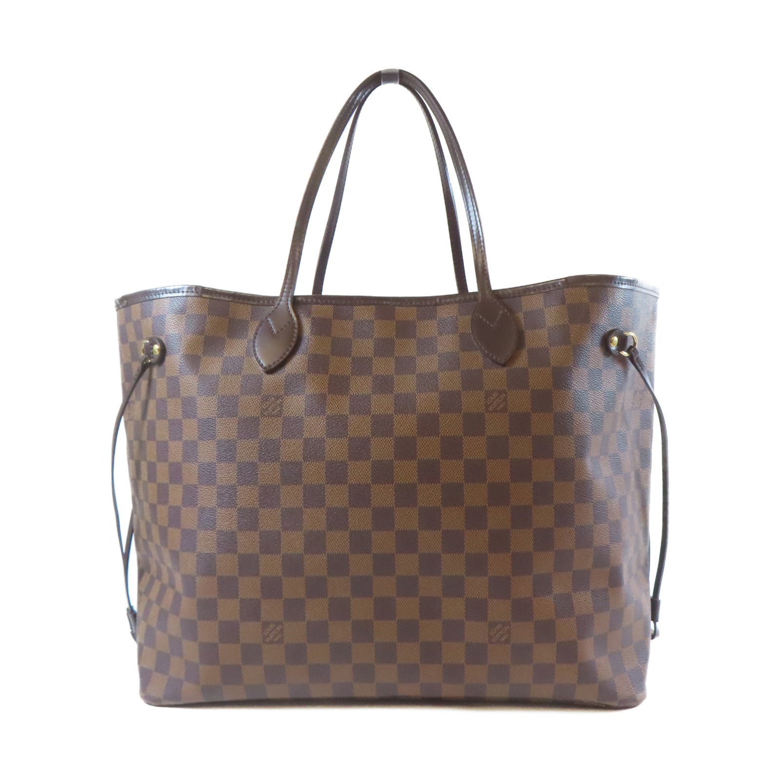 LOUIS VUITTON Damier Neverfull GM Tote Bag手挽袋Ebene