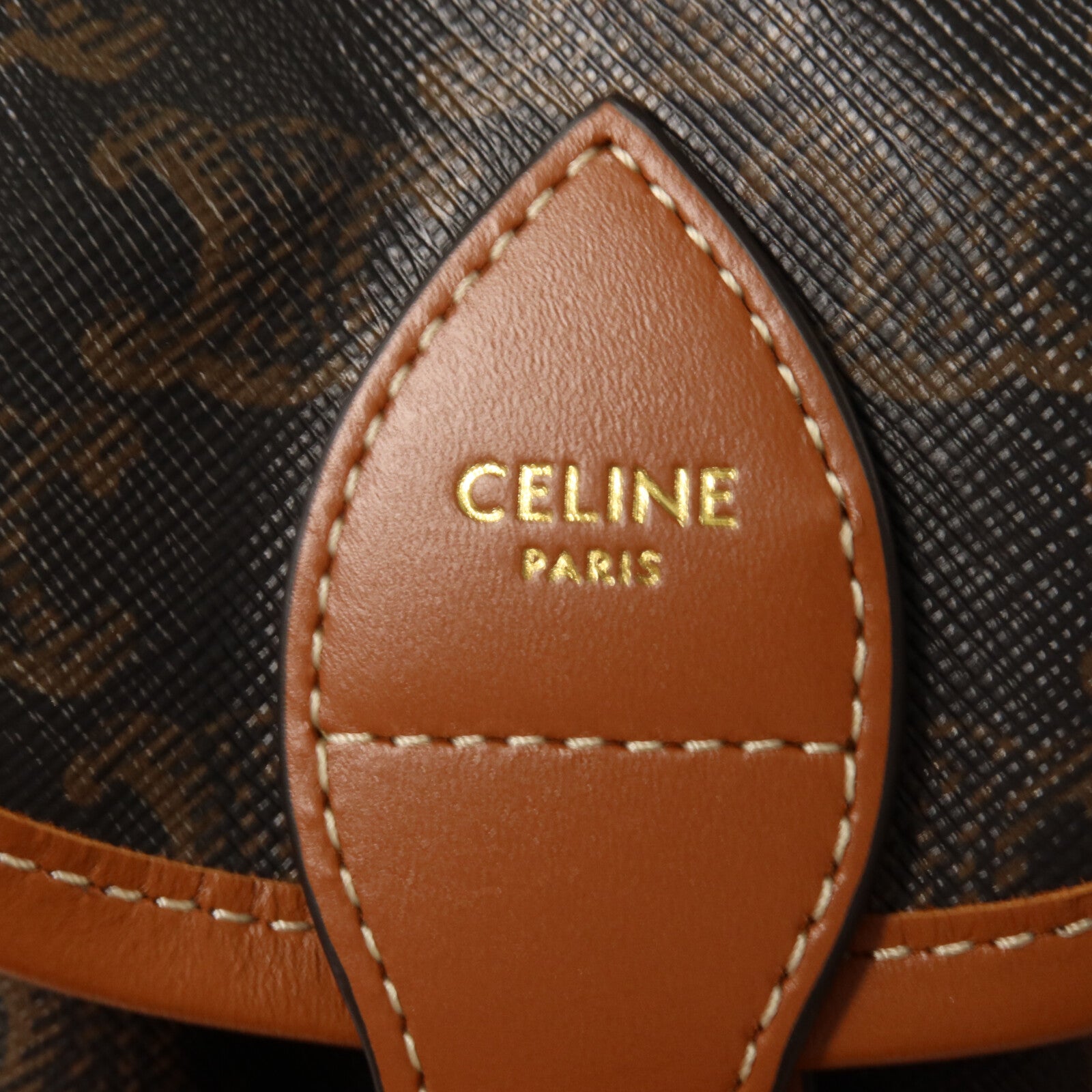 CELINE 塗層帆布Mini Backpack Folco背包