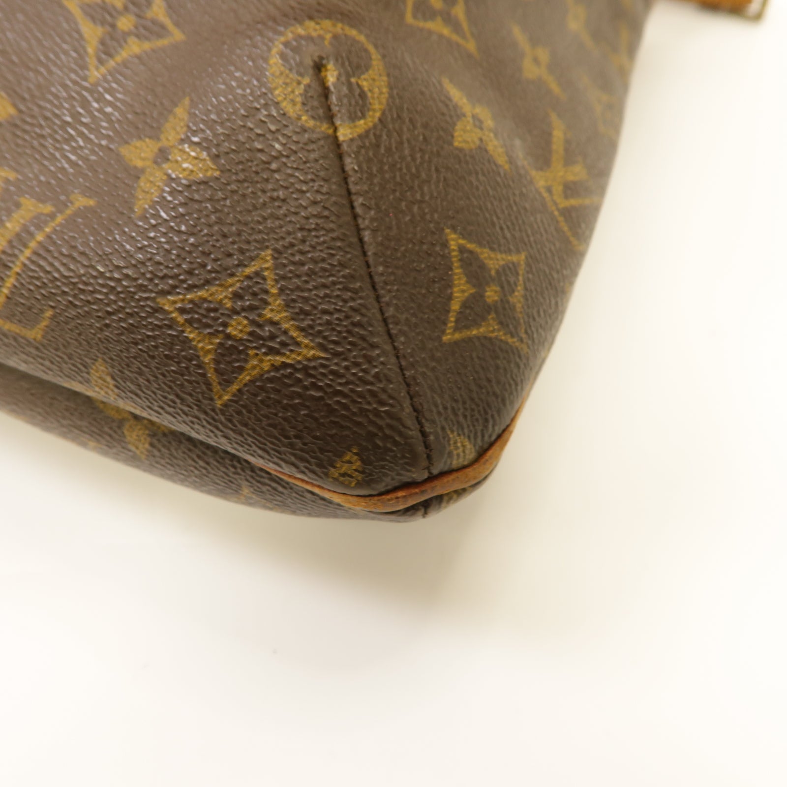 LOUIS VUITTON Monogram Musette金扣肩背袋棕色