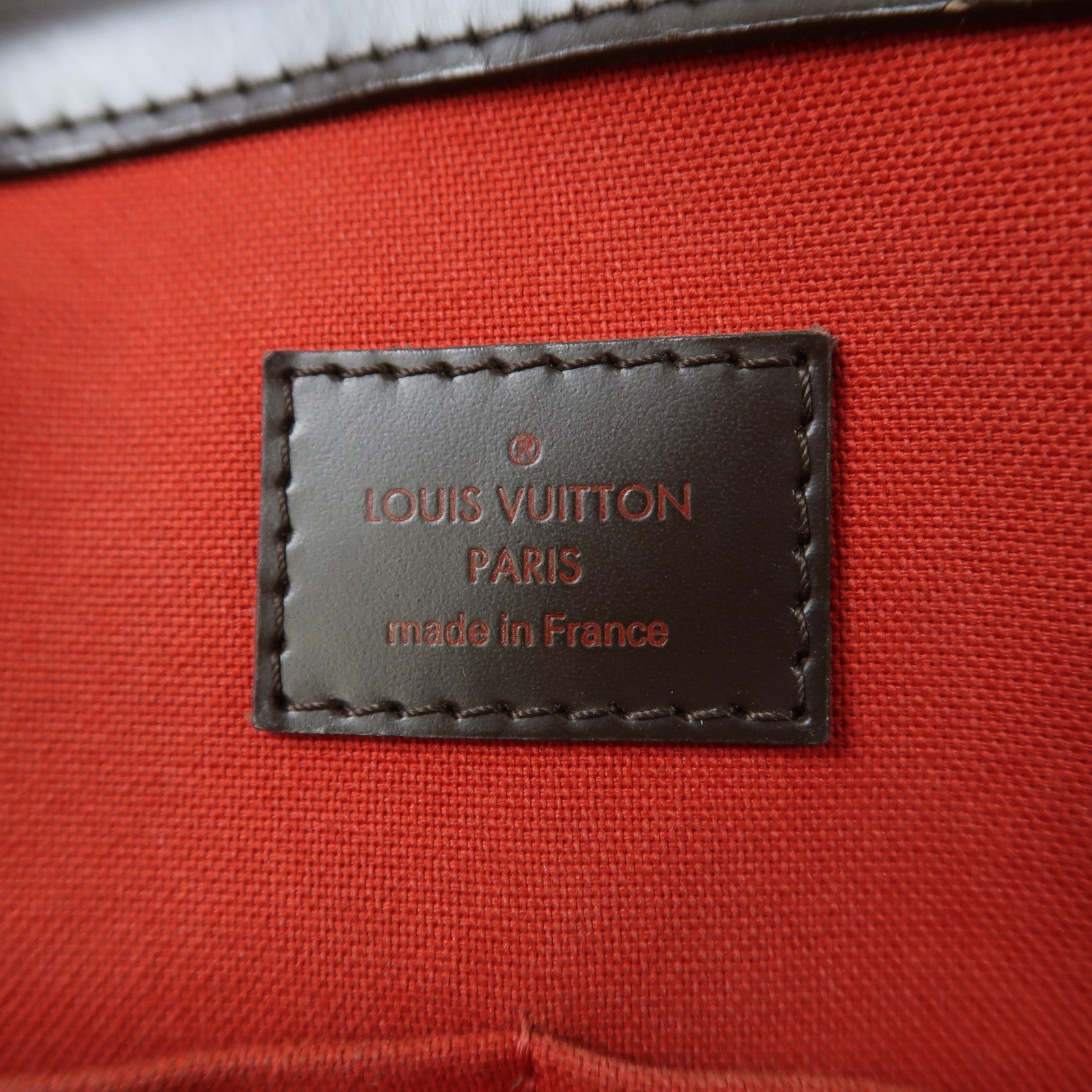 LOUIS VUITTON 【激減優惠】Damier Verona MM金扣肩背袋棕色