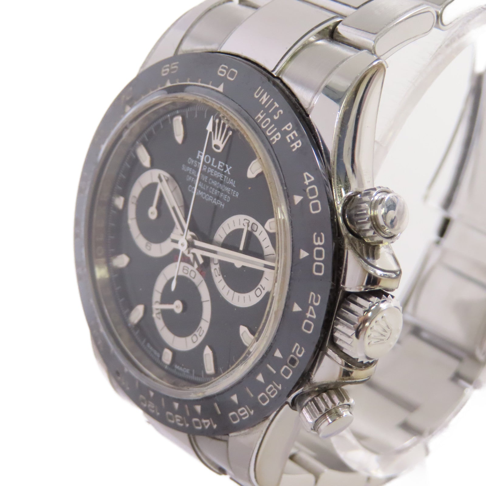 ROLEX Daytona 40mm Watch不鏽鋼自動機芯手錶黑色
