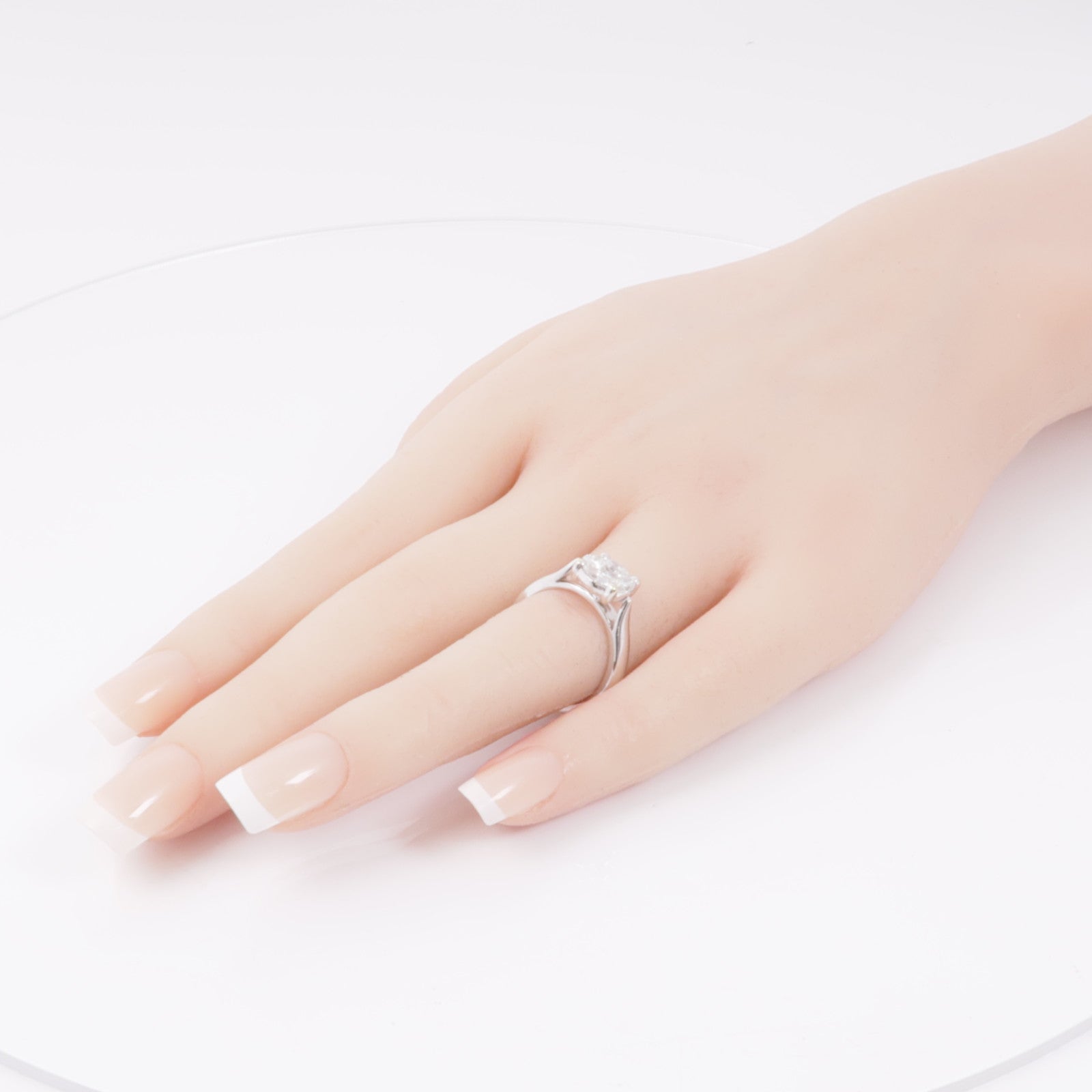JEWELRY 【激減優惠】18K白金Diamond Ring 鑽石戒指US#5.75