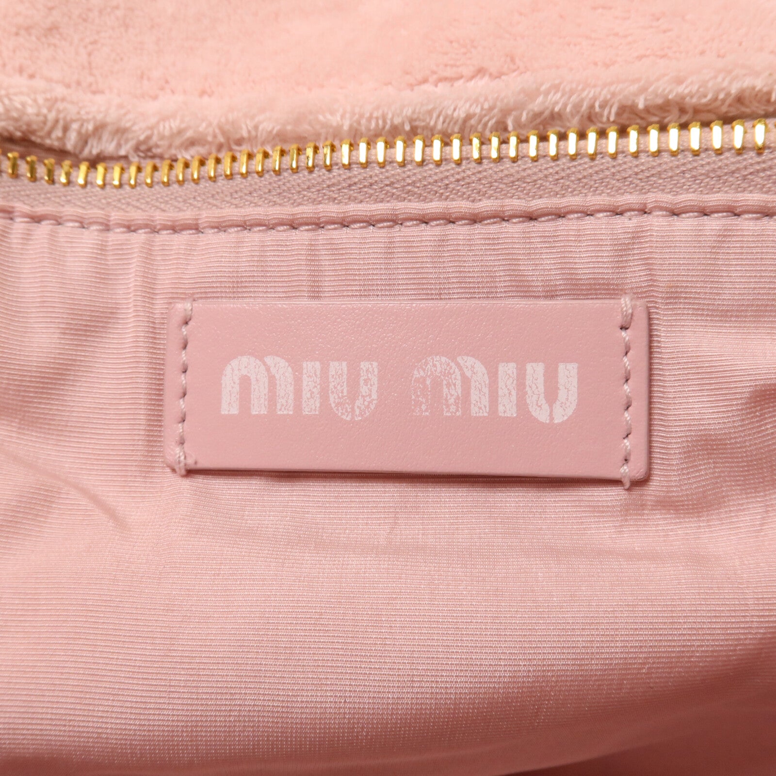 Miu Miu Terry Cloth 2 Way Shoulder手挽肩背兩用袋
