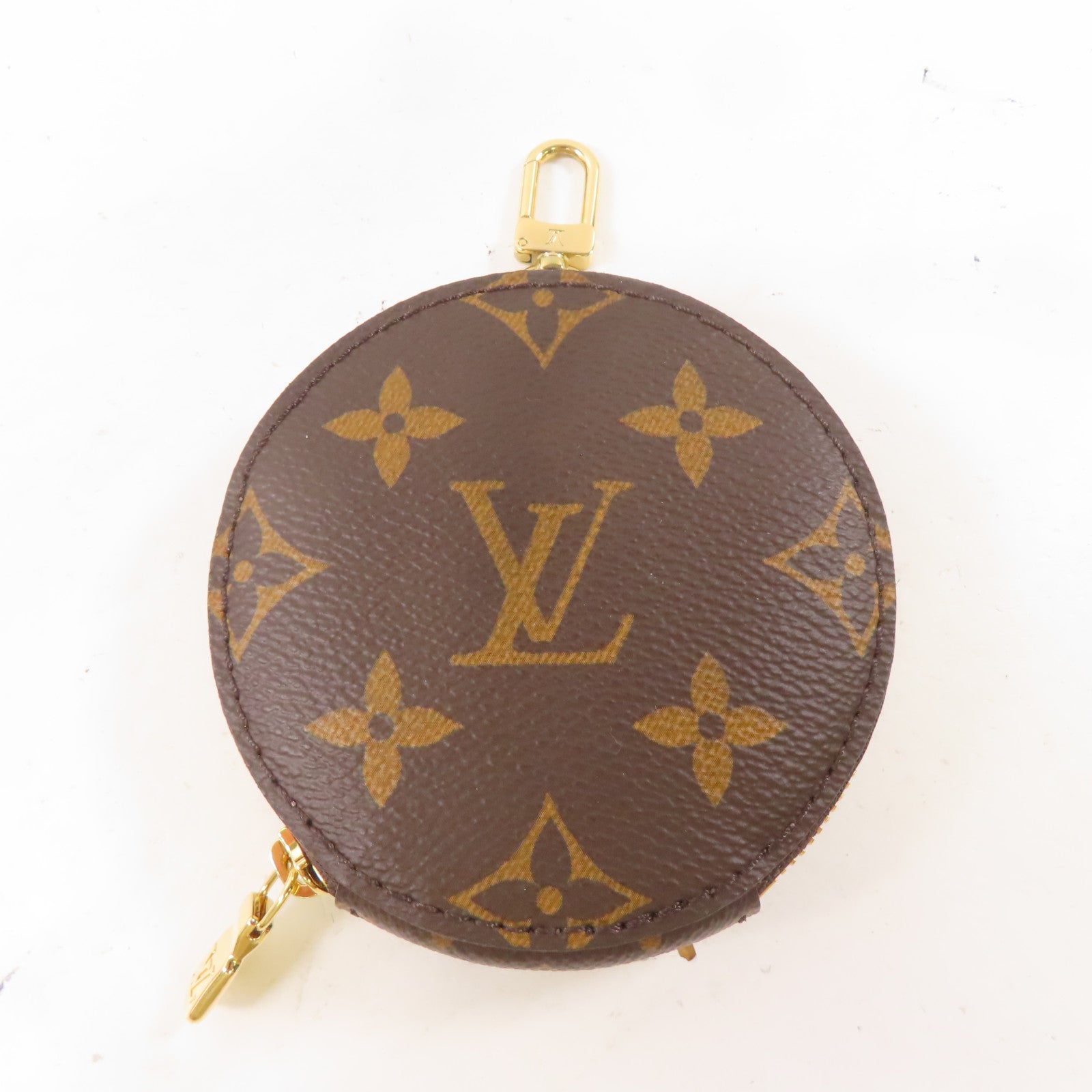 LOUIS VUITTON Monogram Multi Pochette Accessoires金扣手挽肩背兩用袋啡色