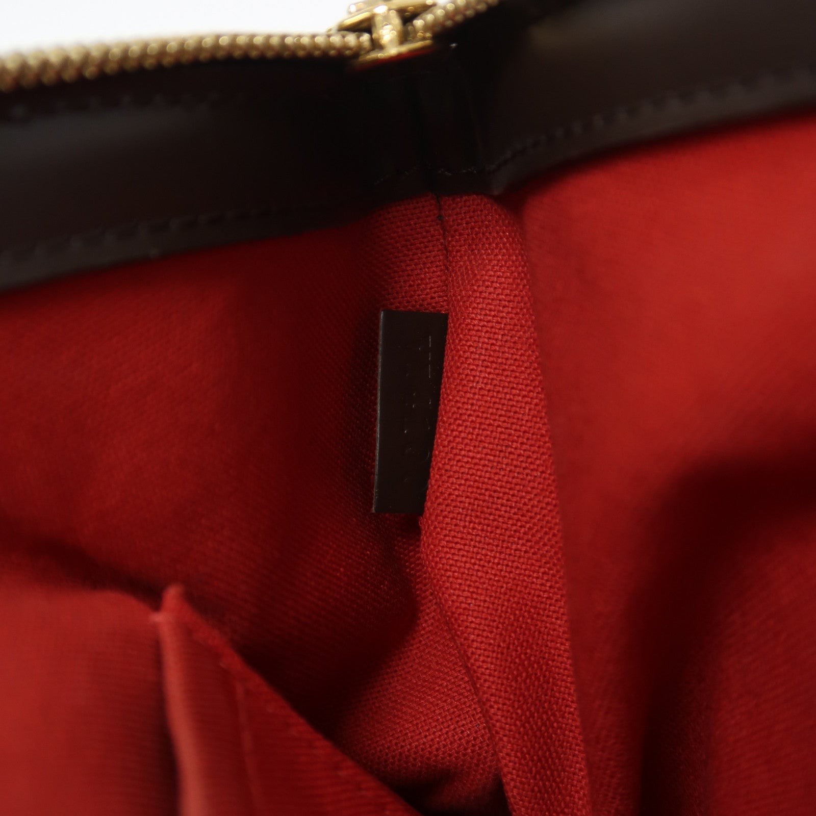 LOUIS VUITTON 【激減優惠】Damier Verona MM金扣肩背袋棕色