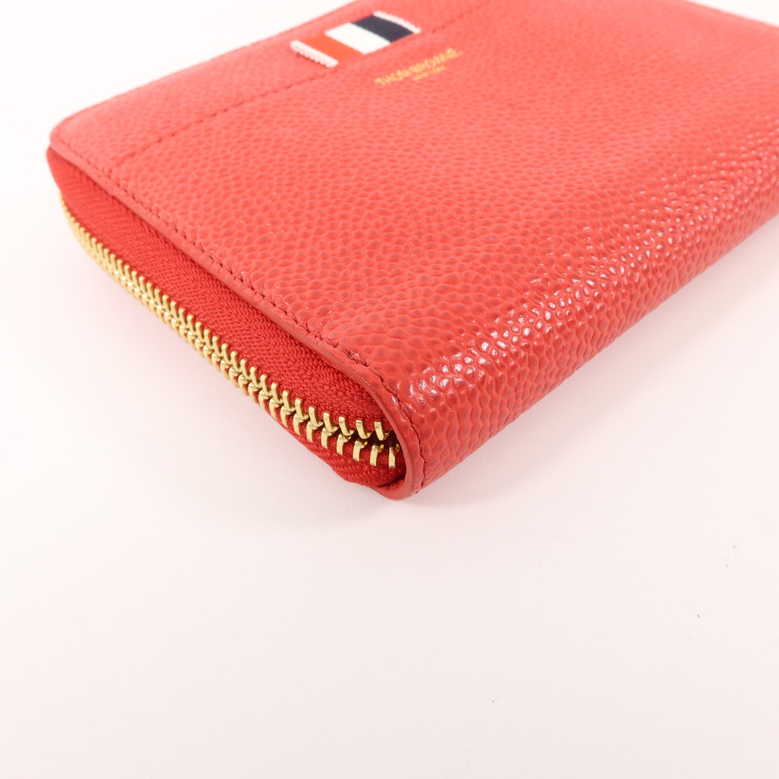 SELECTION 牛皮皮革Thom Browne Zipper Wallet錢包