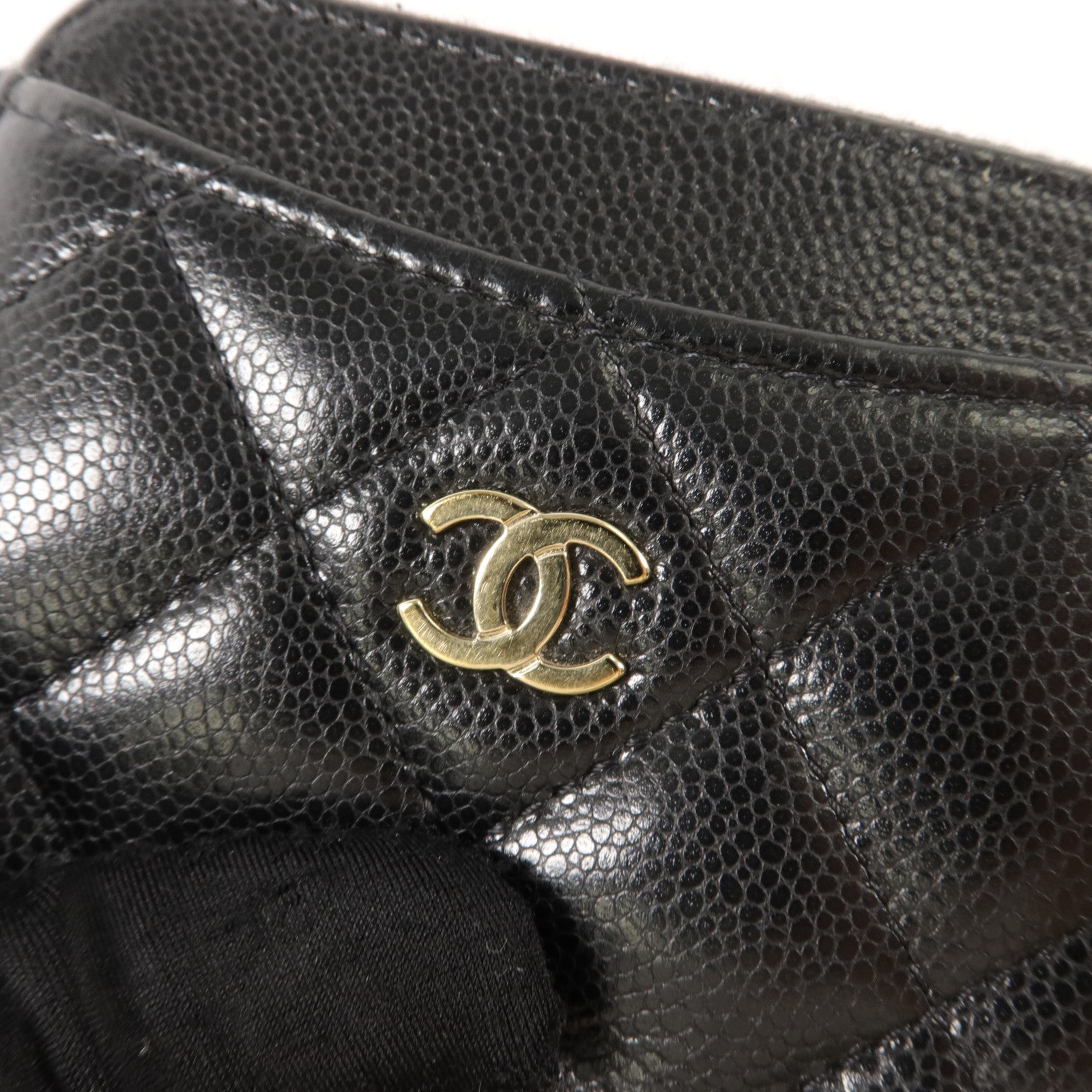CHANEL 牛皮皮革Classic Zipped Card Case卡片套