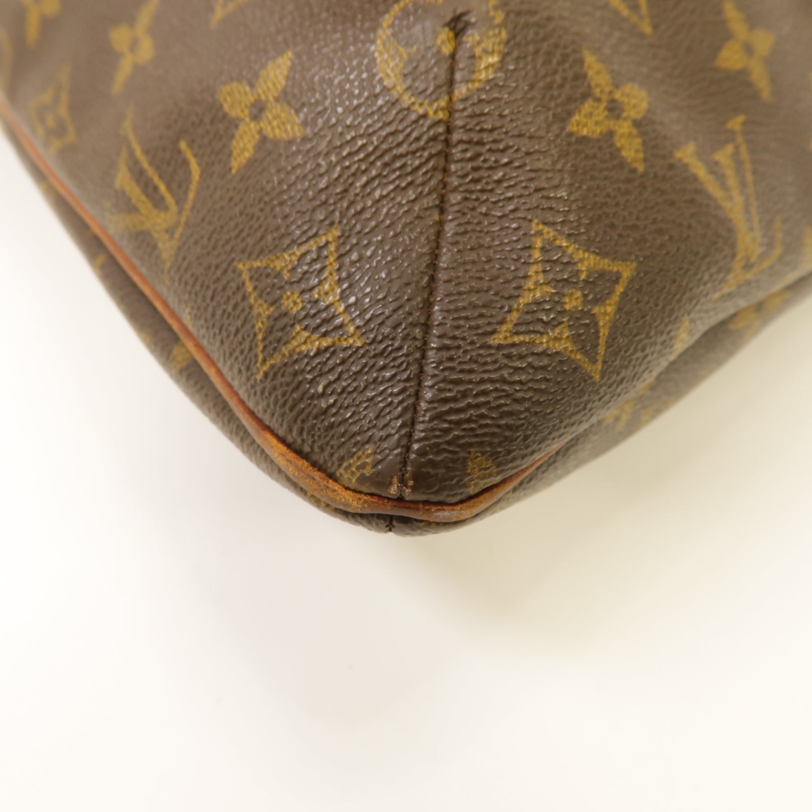 LOUIS VUITTON Monogram Musette金扣肩背袋棕色