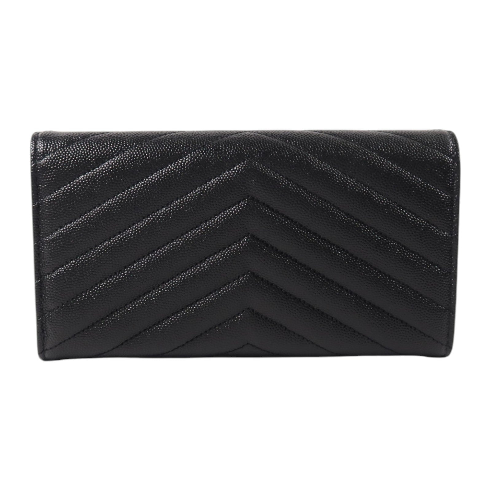 SAINT LAURENT 牛皮皮革Cassandre Matelasse Large Flap Wallet金扣長錢包