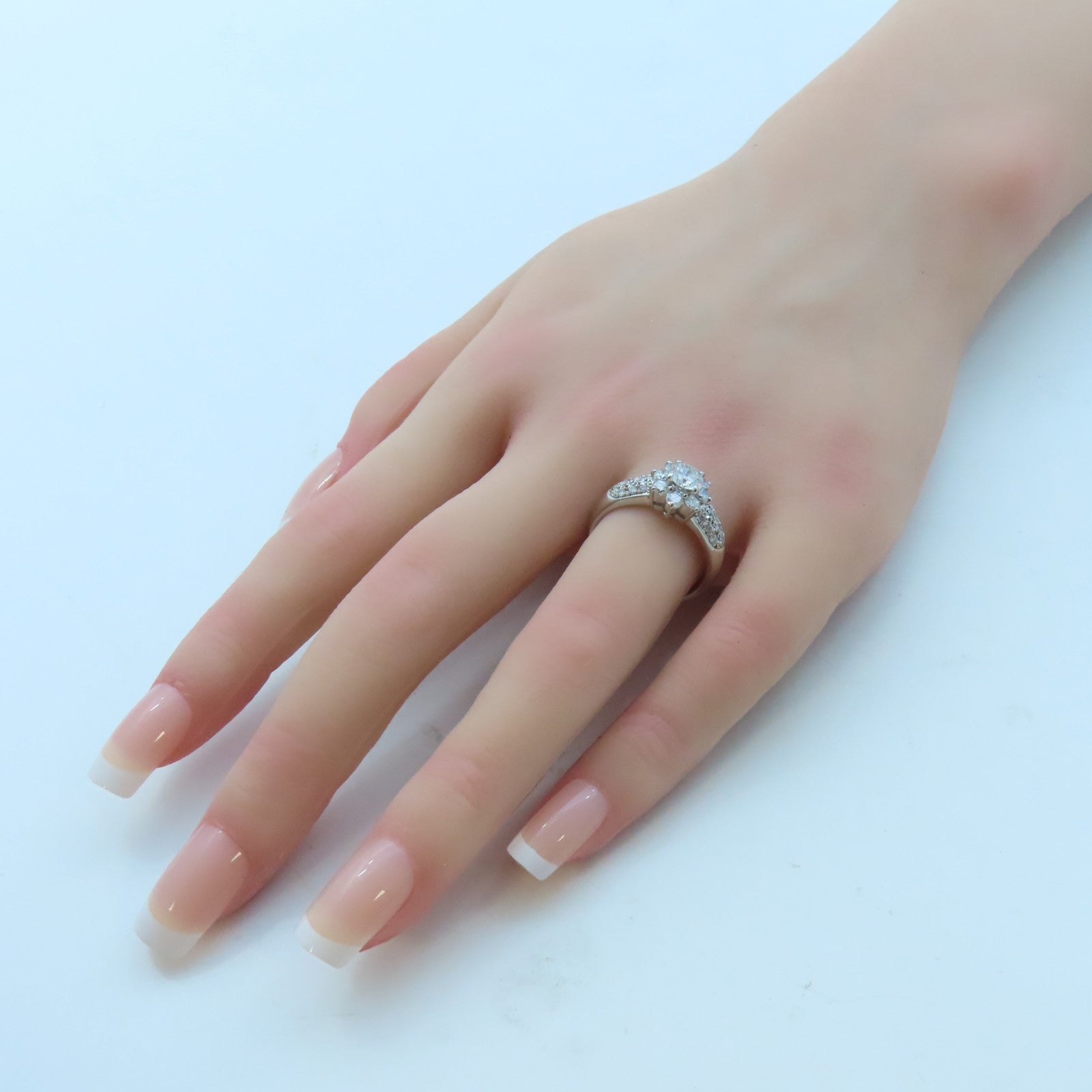 JEWELRY 【激減優惠】PT900白金Diamond Ring 0.672ct/0.72ct鑽石戒指US#7.25