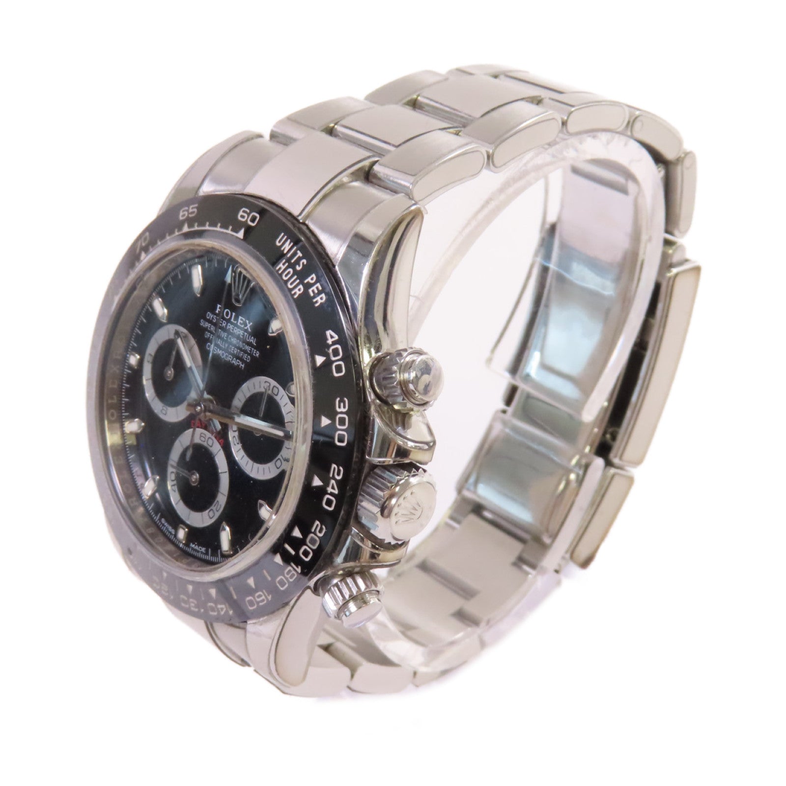 ROLEX Daytona 40mm Watch不鏽鋼自動機芯手錶黑色