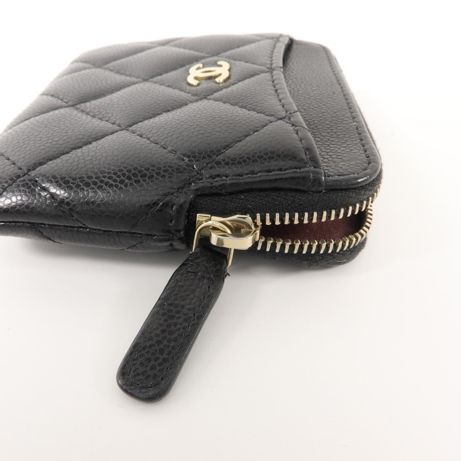 CHANEL 牛皮皮革Classic Zipped Card Case卡片套