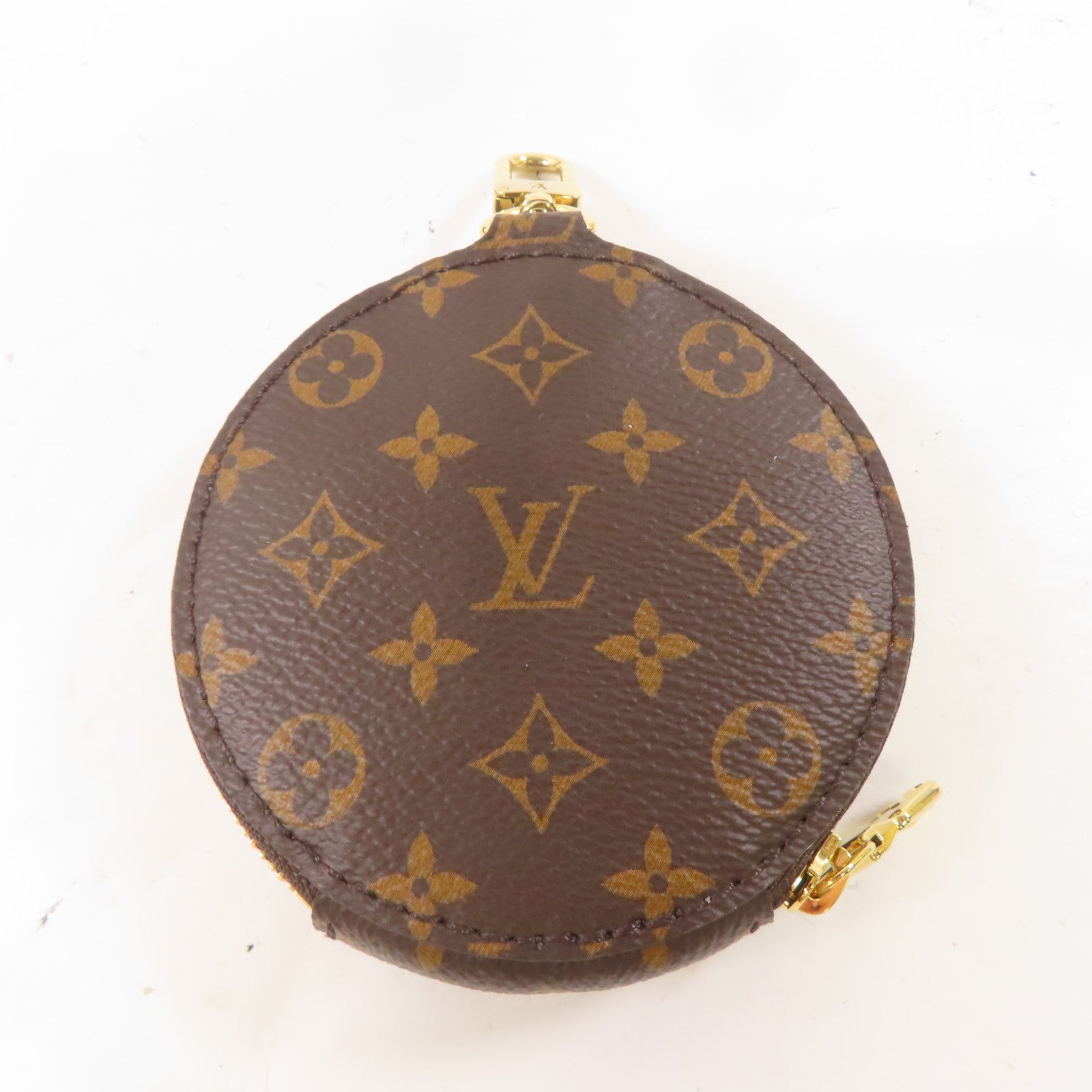LOUIS VUITTON Monogram Multi Pochette Accessoires金扣手挽肩背兩用袋啡色