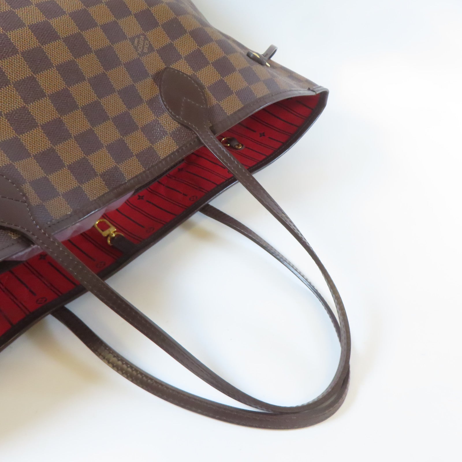 LOUIS VUITTON Damier Neverfull GM Tote Bag手挽袋Ebene