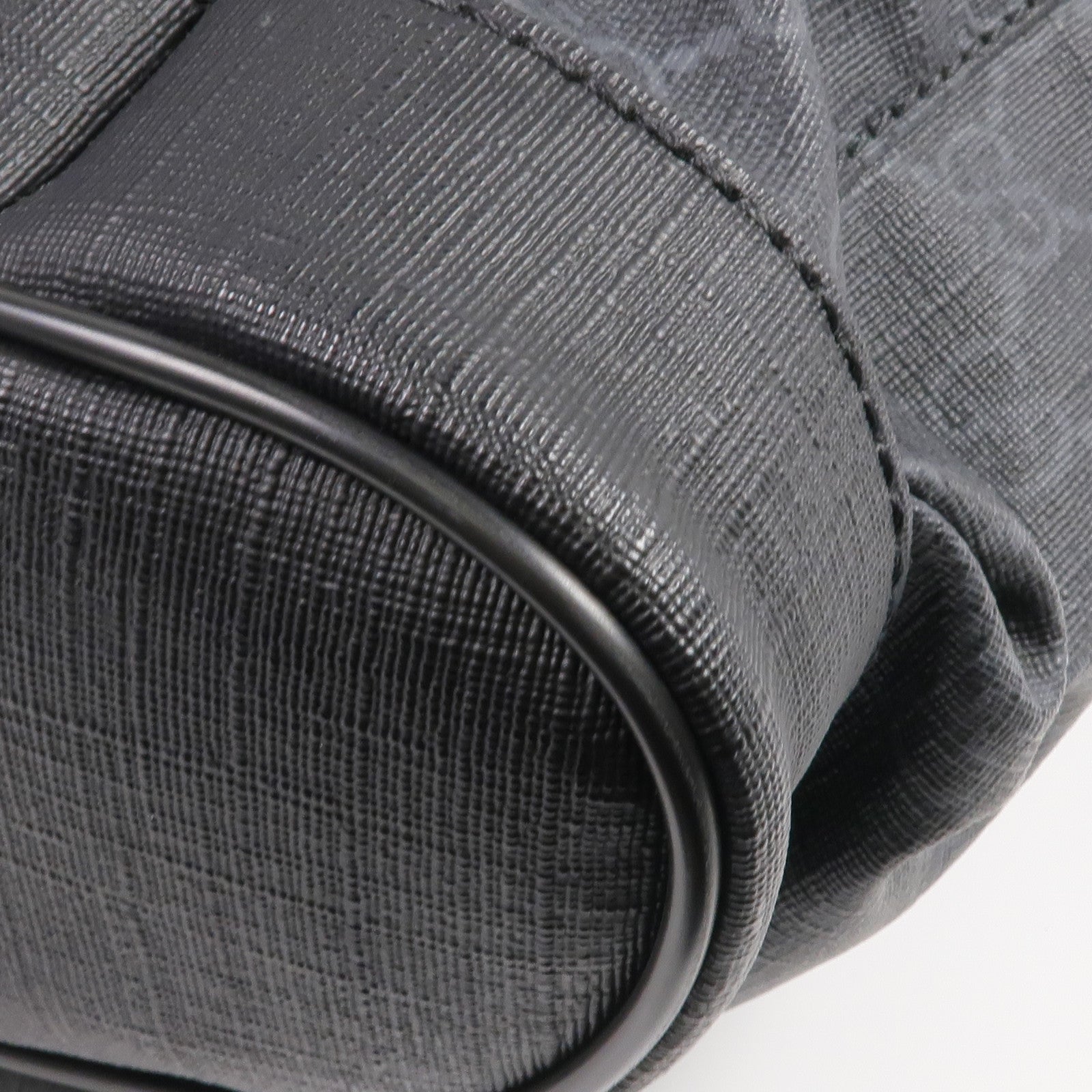 GUCCI 塗層帆布GG Supreme Backpack銀扣背包