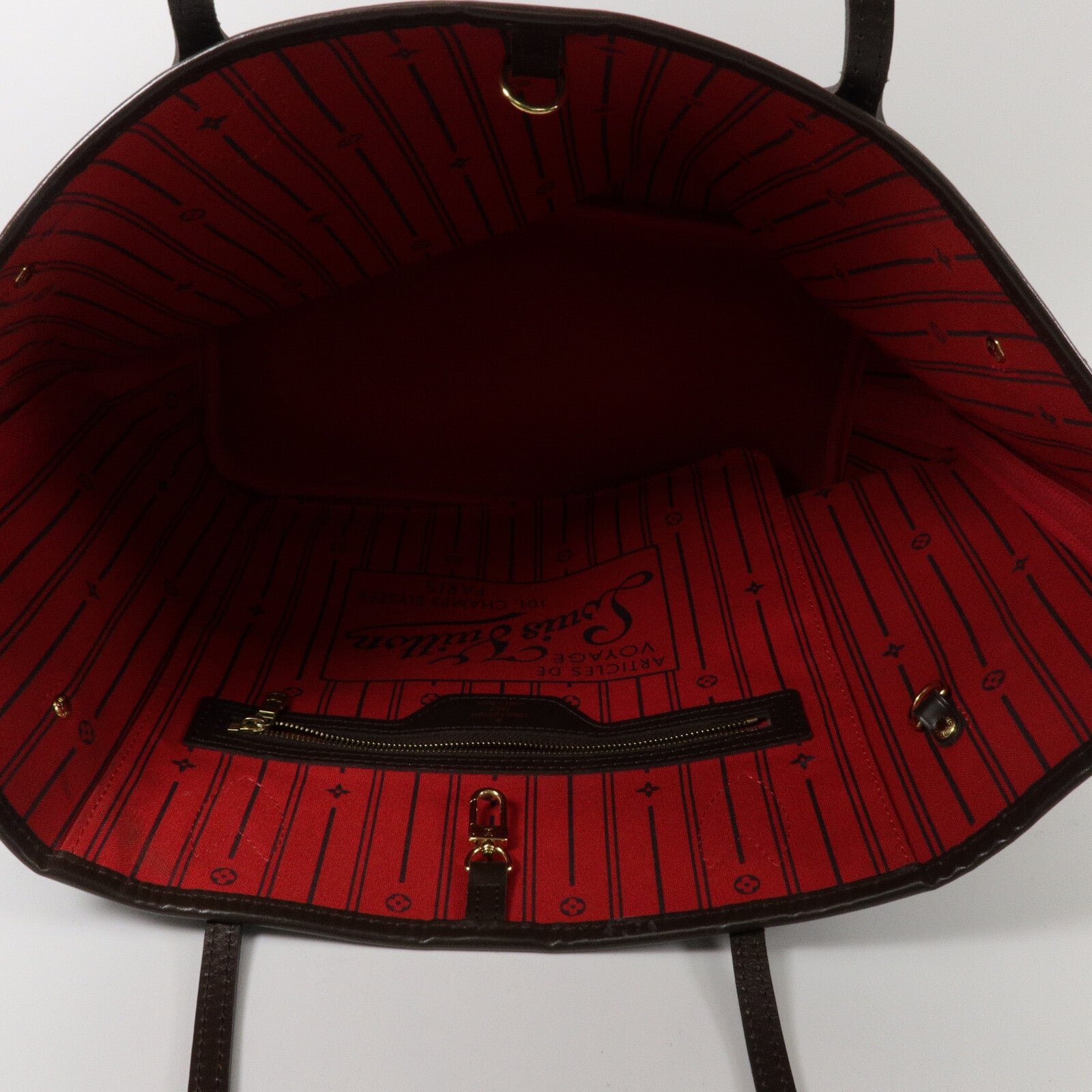 LOUIS VUITTON Damier Neverfull MM手挽袋