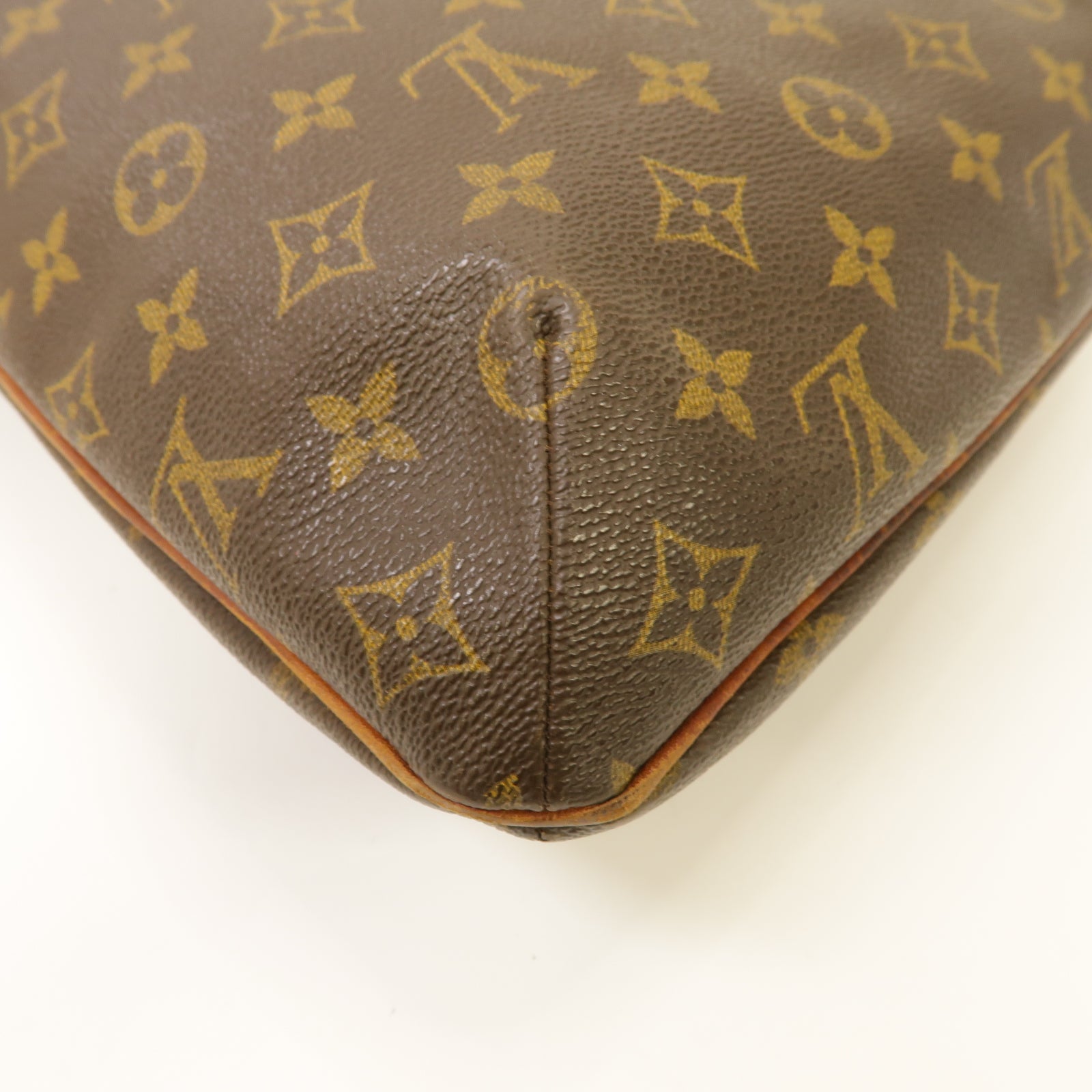 LOUIS VUITTON Monogram Musette金扣肩背袋棕色