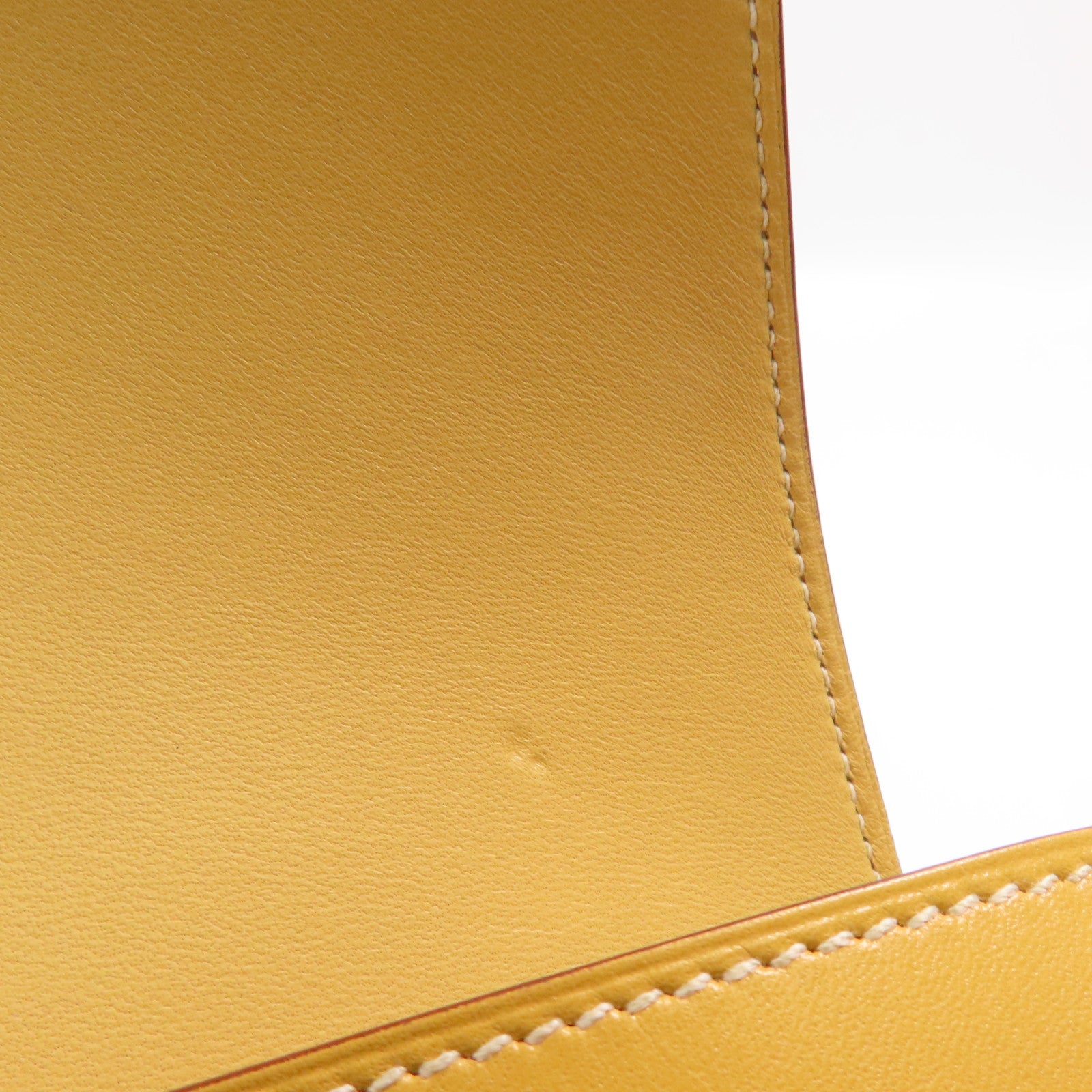 HERMES Tadelakt/蜥蝪皮革Constance Long Wallet銀扣長錢包Brown