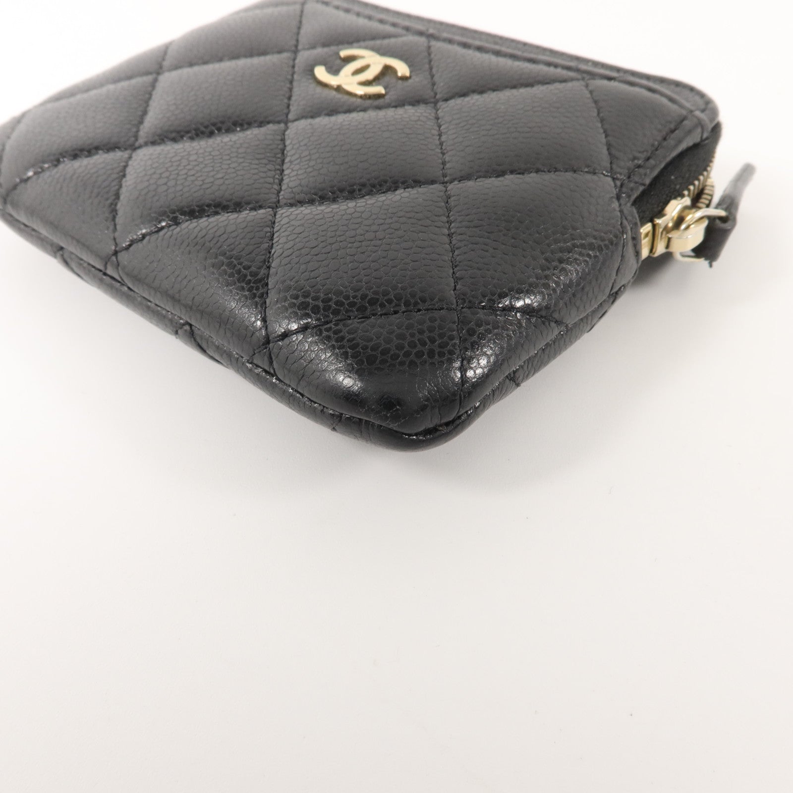 CHANEL 牛皮皮革Classic Zipped Card Case卡片套
