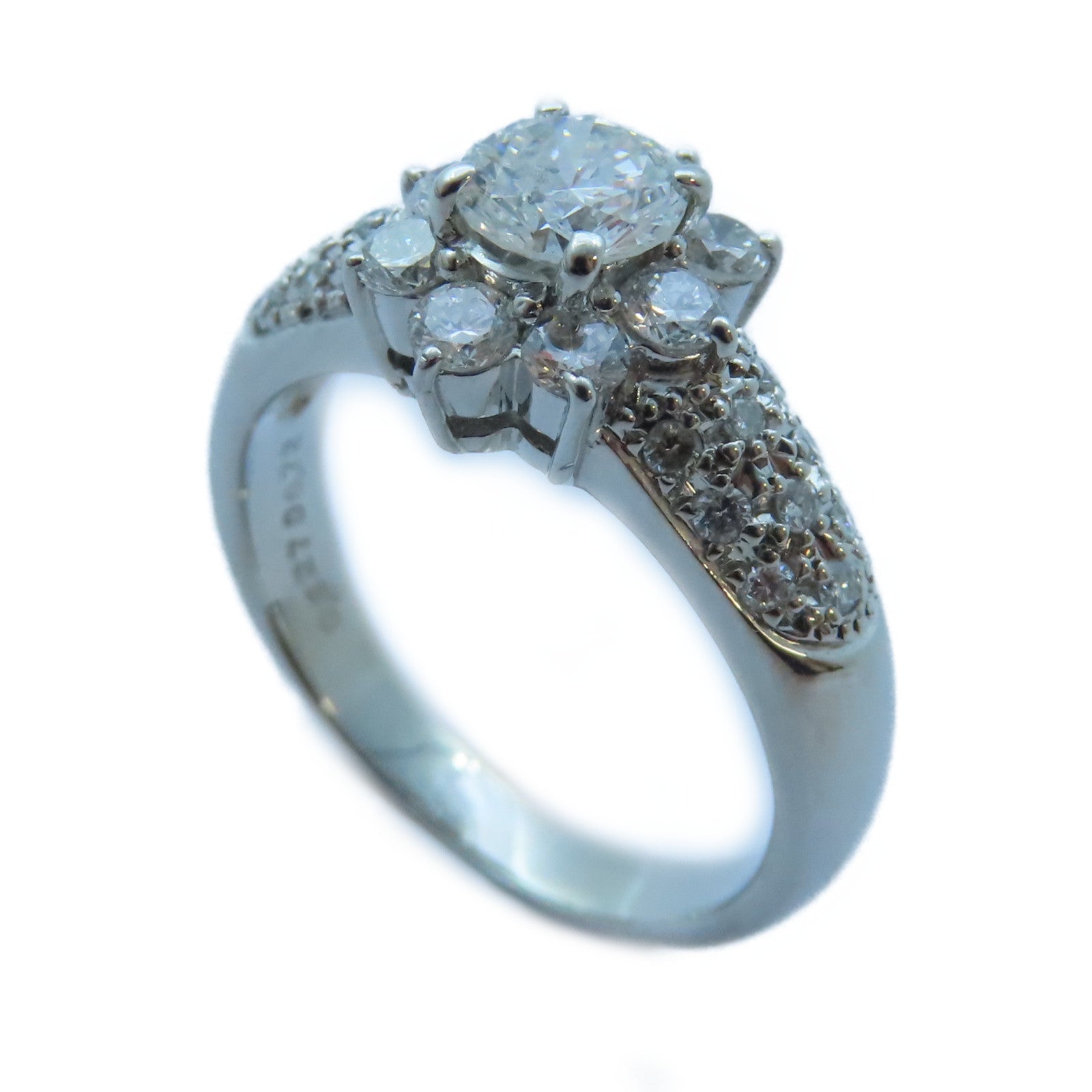 JEWELRY 【激減優惠】PT900白金Diamond Ring 0.672ct/0.72ct鑽石戒指US#7.25