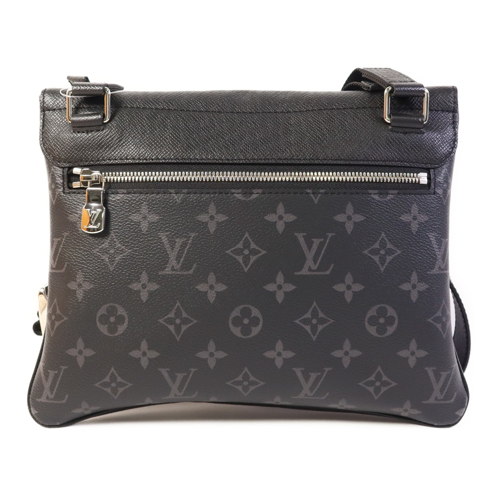 LOUIS VUITTON Taigarama Outdoor Flap Messenger銀扣肩背袋