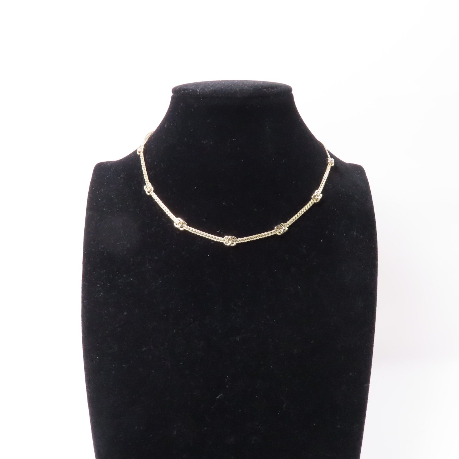 CHANEL 金屬Necklace項鍊金色