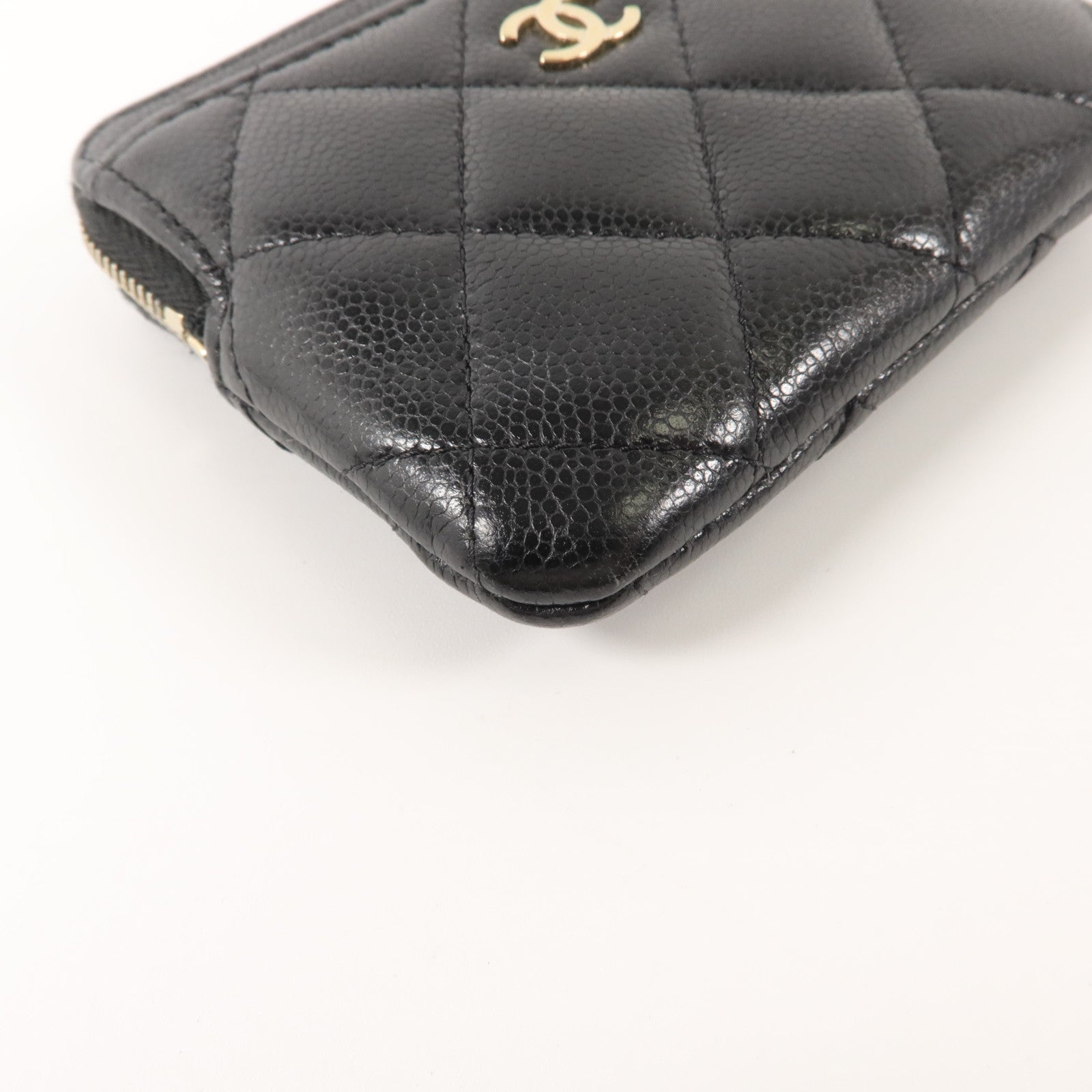 CHANEL 牛皮皮革Classic Zipped Card Case卡片套