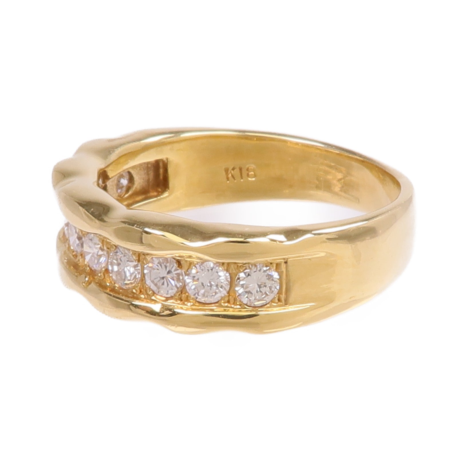 JEWELRY 18K黃金Diamond Ring鑽石戒指US#6.25