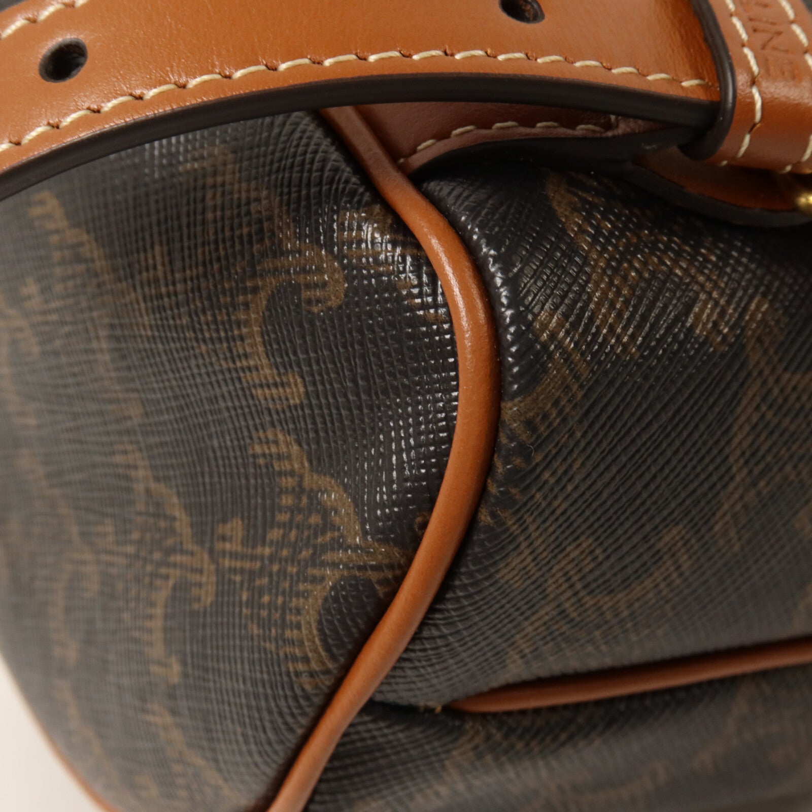 CELINE 塗層帆布Mini Backpack Folco背包