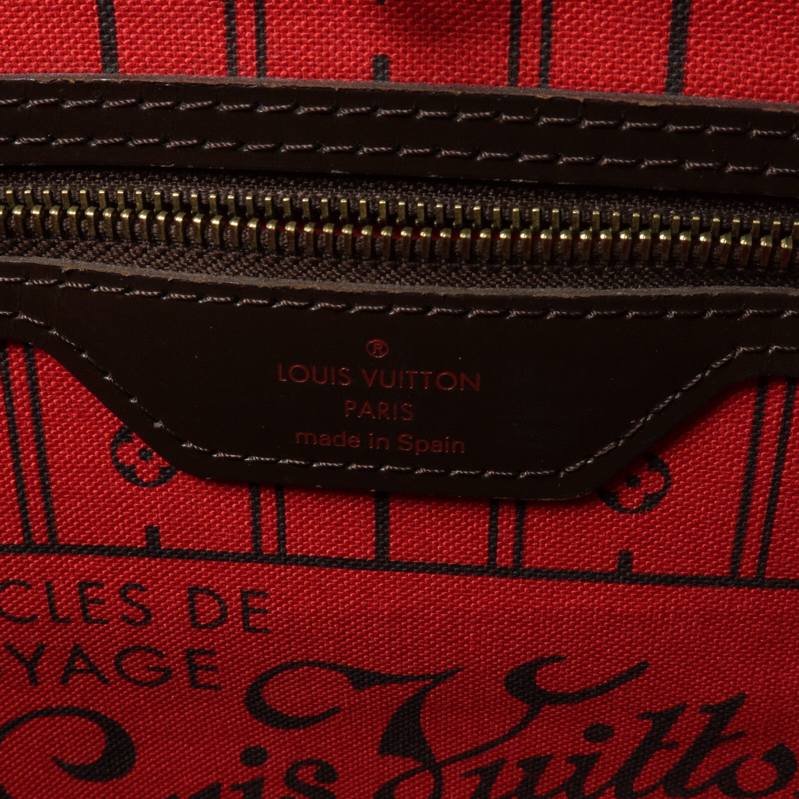 LOUIS VUITTON Damier Neverfull MM手挽袋