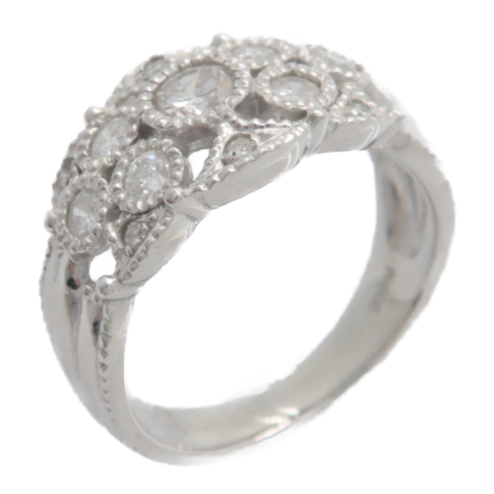 JEWELRY **【激減優惠】PT900鉑金Diamond Ring 0.45ct鑽石戒指US#6.5