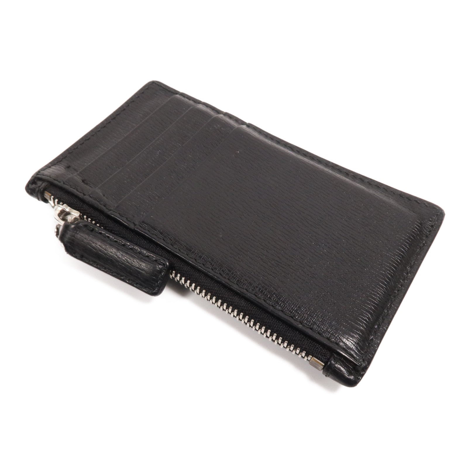 GUCCI 牛皮皮革Card Case銀扣卡片套