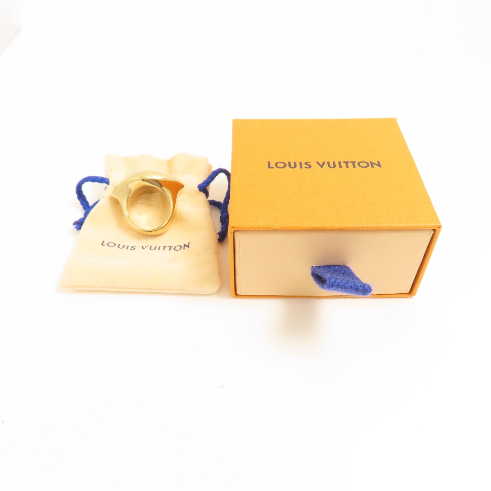 LOUIS VUITTON 金屬Maltage Ring戒指US#6.25
