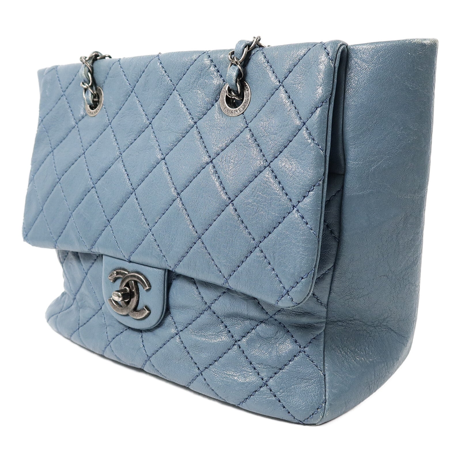CHANEL 牛皮皮革Shoulder Bag鏈帶肩背袋