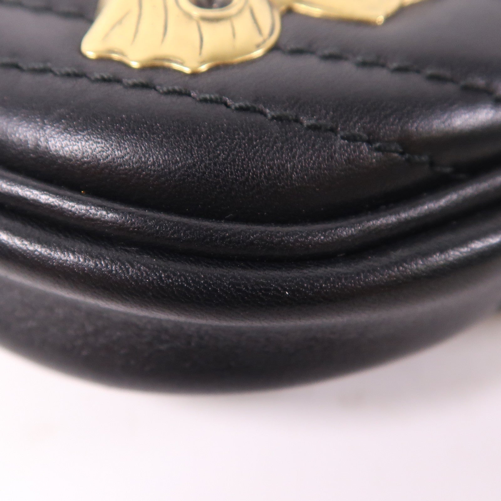 GUCCI 羊皮皮革Coin Case金扣零錢包