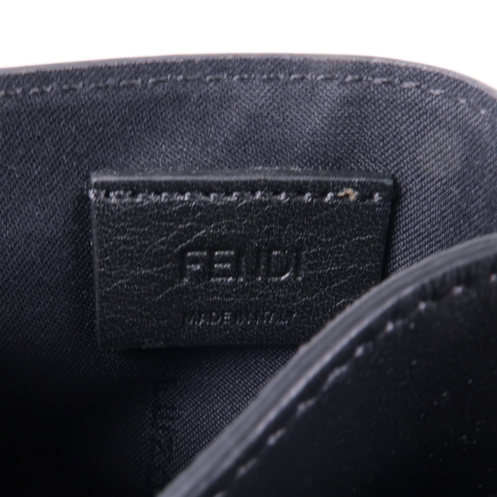 FENDI 牛皮皮革Card Case金扣卡片套